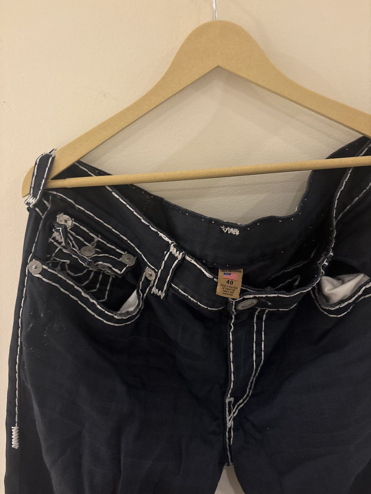 True Religion Rare True Religion Ricky Jeans Size US 40 / EU 56 - 3 Thumbnail