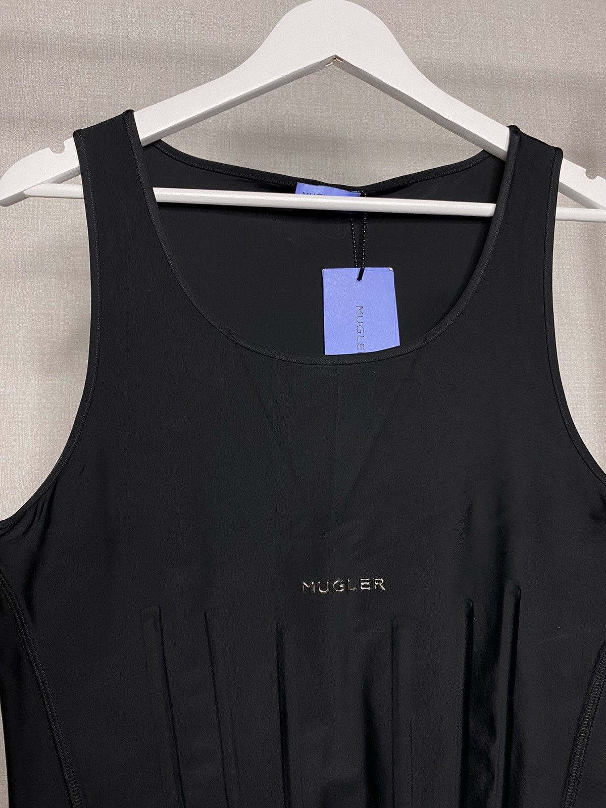 H&M × Mugler MUGLER H&M Corset-Waist Tank Top Size L Black Size US L / EU 52-54 / 3 - 3 Thumbnail