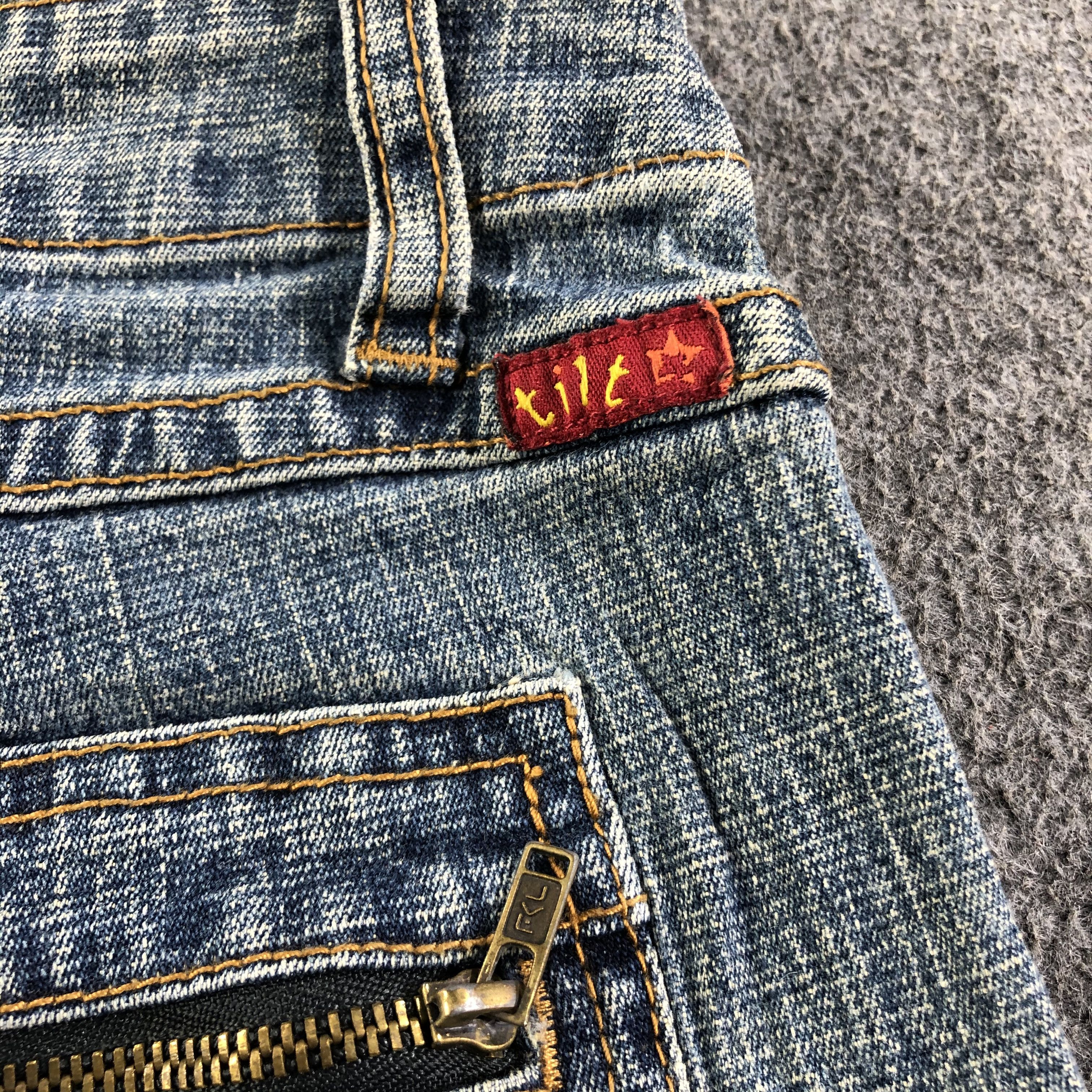 Japanese Brand Vintage Tilt Jeans Flare Denim -J2756 Size US 30 / EU 46 - 5 Thumbnail