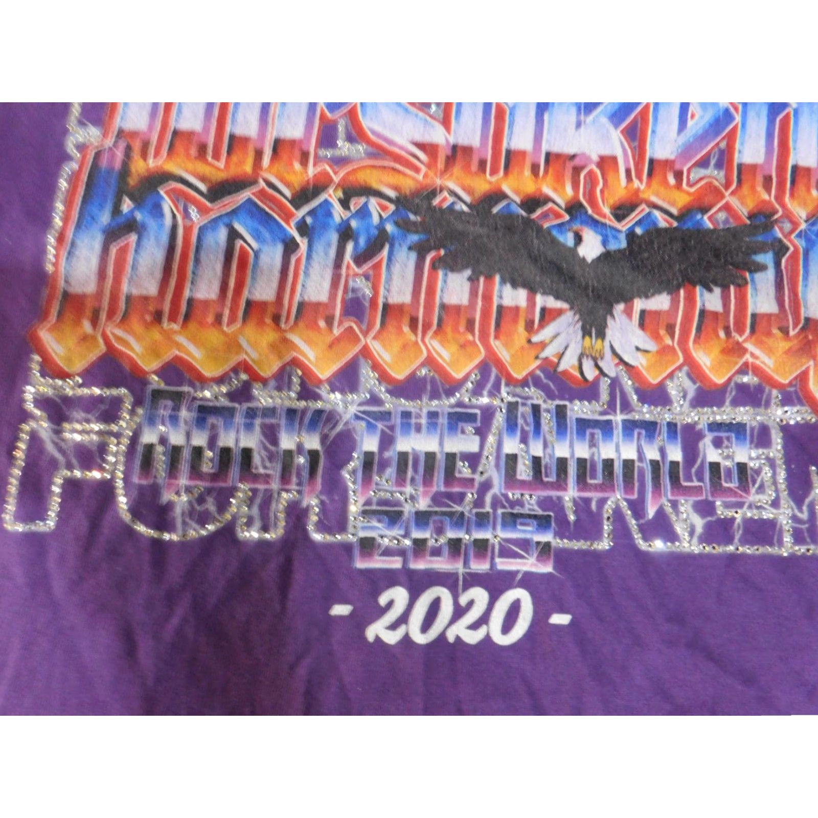 Harmony Forsaken Harmony Shirt Mens XL Purple World Tour 2020 Eagle Rhinestone Long Sleeve Shirt Size US XL / EU 56 / 4 - 7 Thumbnail