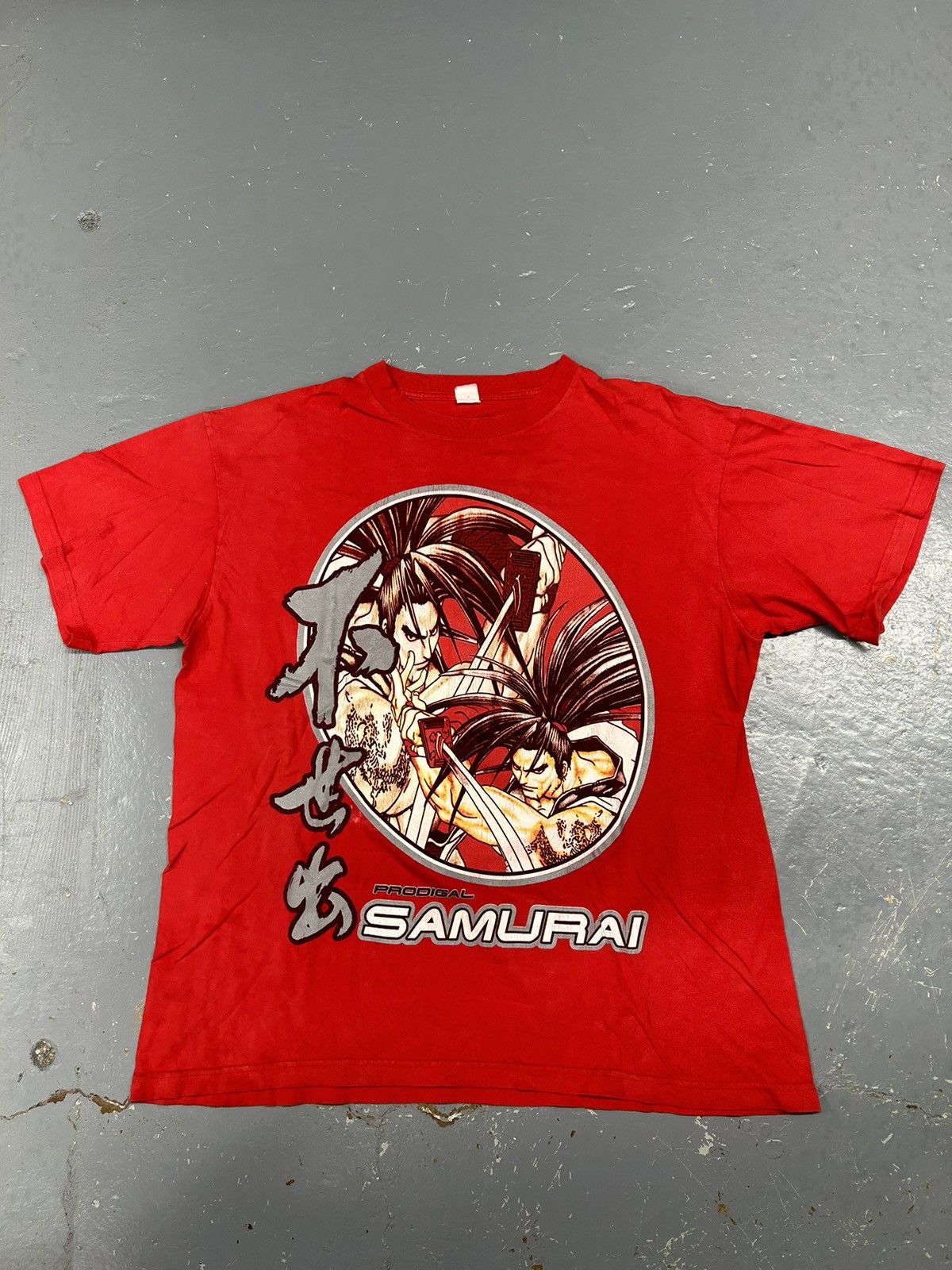 Japanese Brand × Vintage Crazy Rare Vintage 90s Prodigal Samurai Anime Tee Shirt Size US XL / EU 56 / 4 - 1 Thumbnail