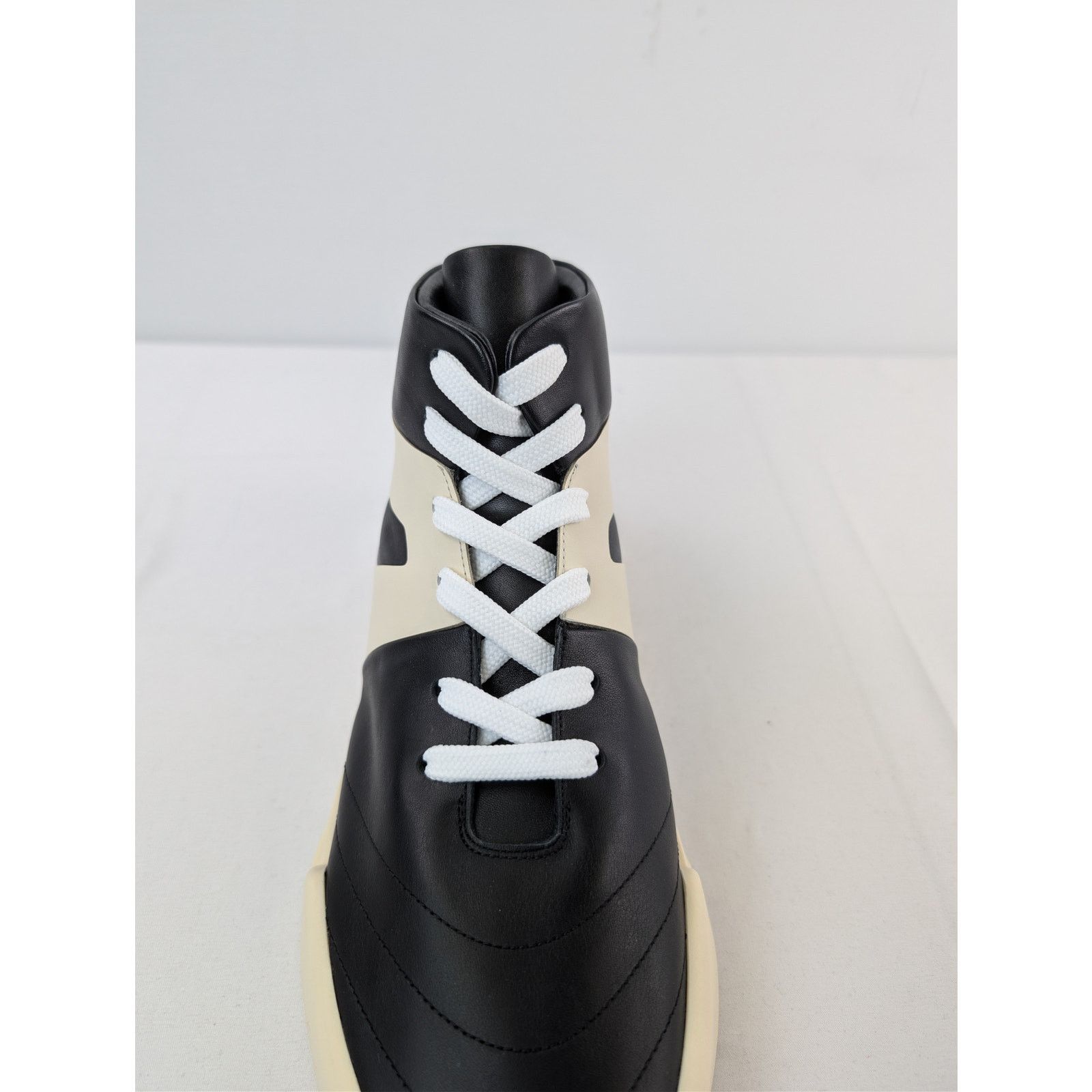 Fear of God o1rshd1 Basketball Flat Leather High Top Sneakers in Black Size US 9 / EU 42 - 15 Thumbnail