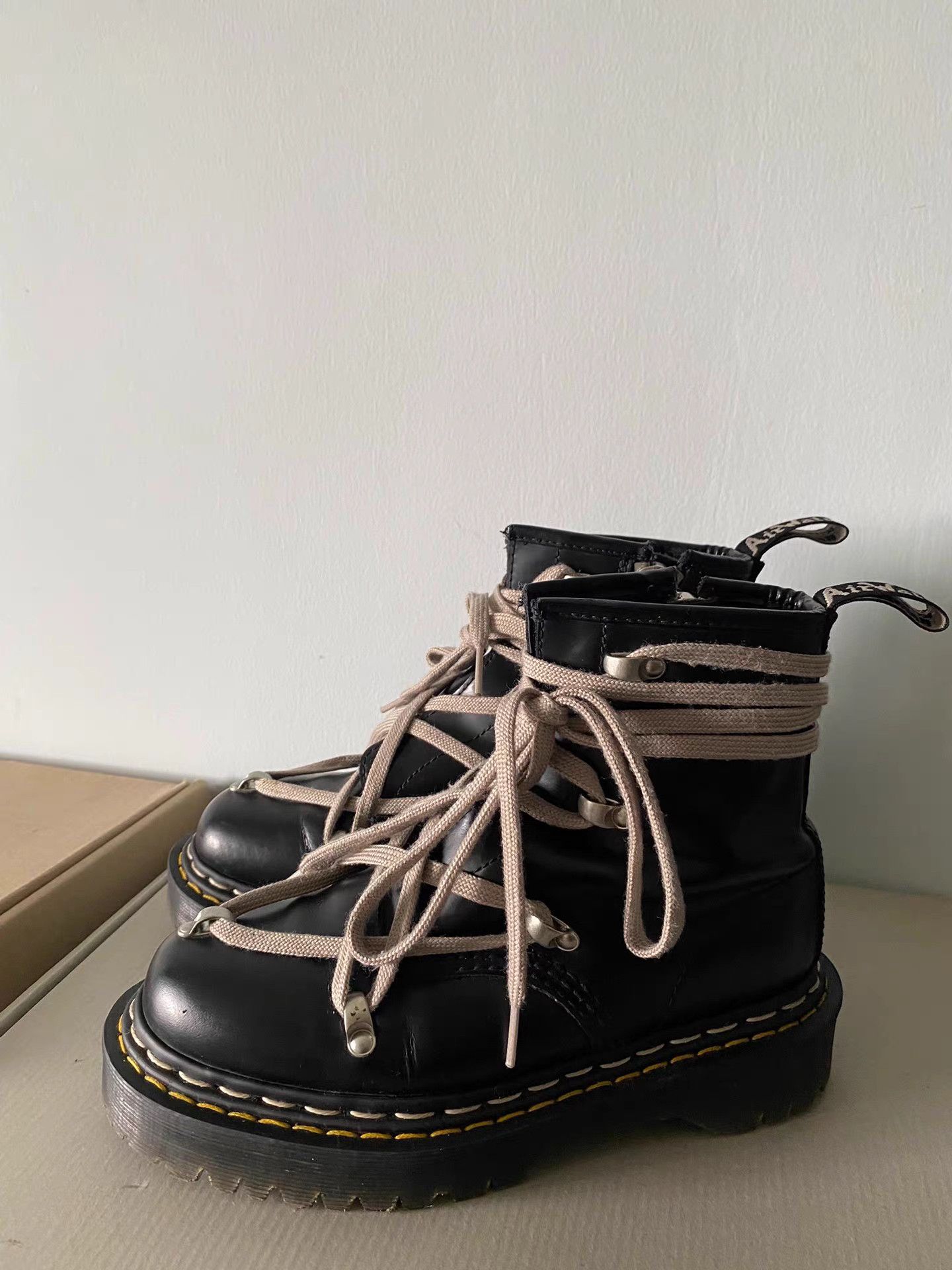 Dr. Martens × Rick Owens RICK OWENS - Dr.Martens 1B60 Quad Sole
