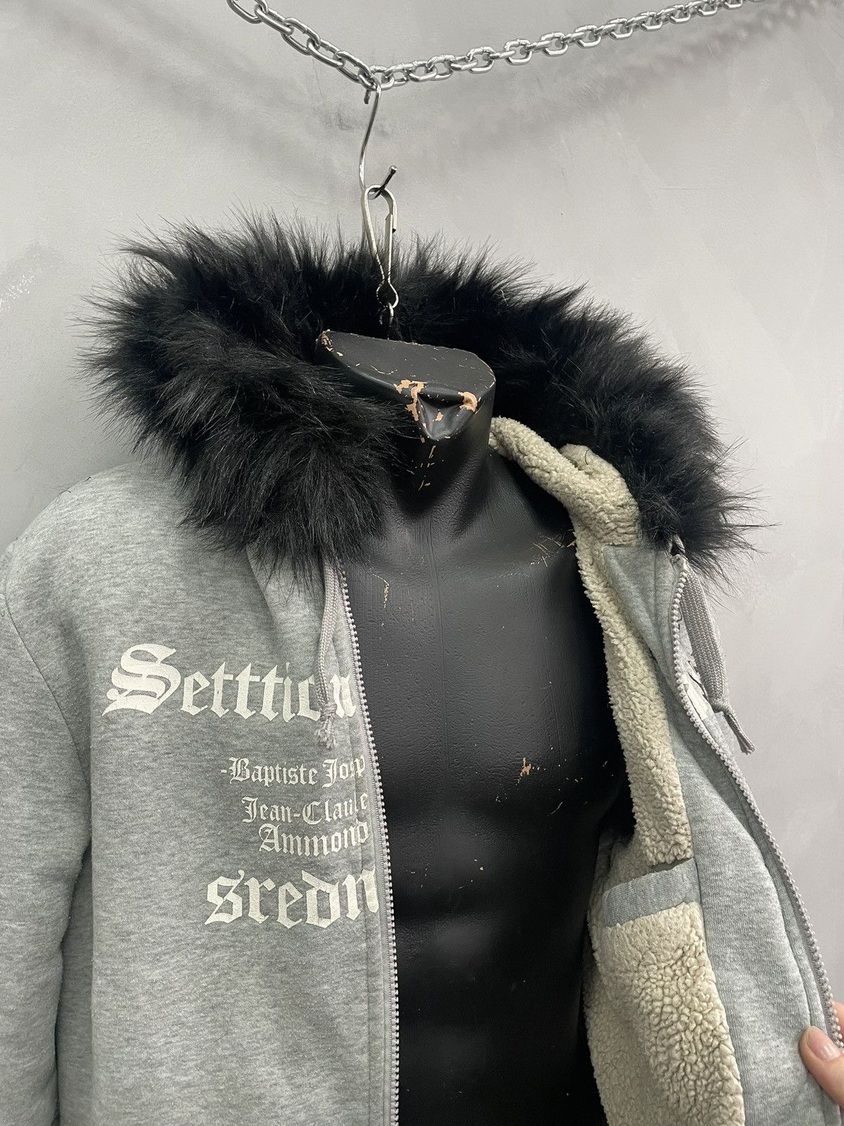 Seditionaries opium fur hood gothic If six was nine hoodie archive y2k Size US M / EU 48-50 / 2 - 6 Thumbnail