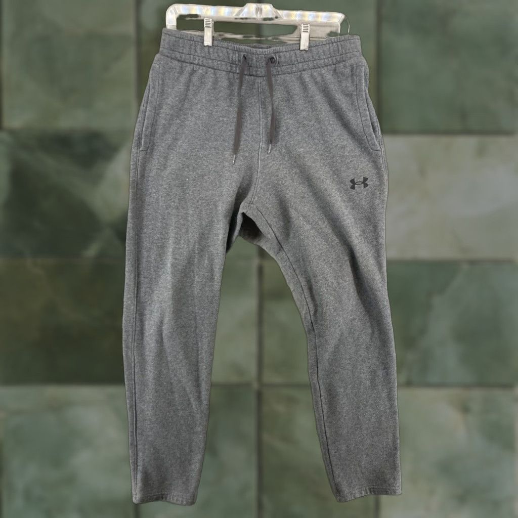Under Armour Under Armour Sweatpants Womens Large Gray Pockets Drawstring Athletic Comfort Pants Size 36" / US 14 / IT 50 - 1 Thumbnail