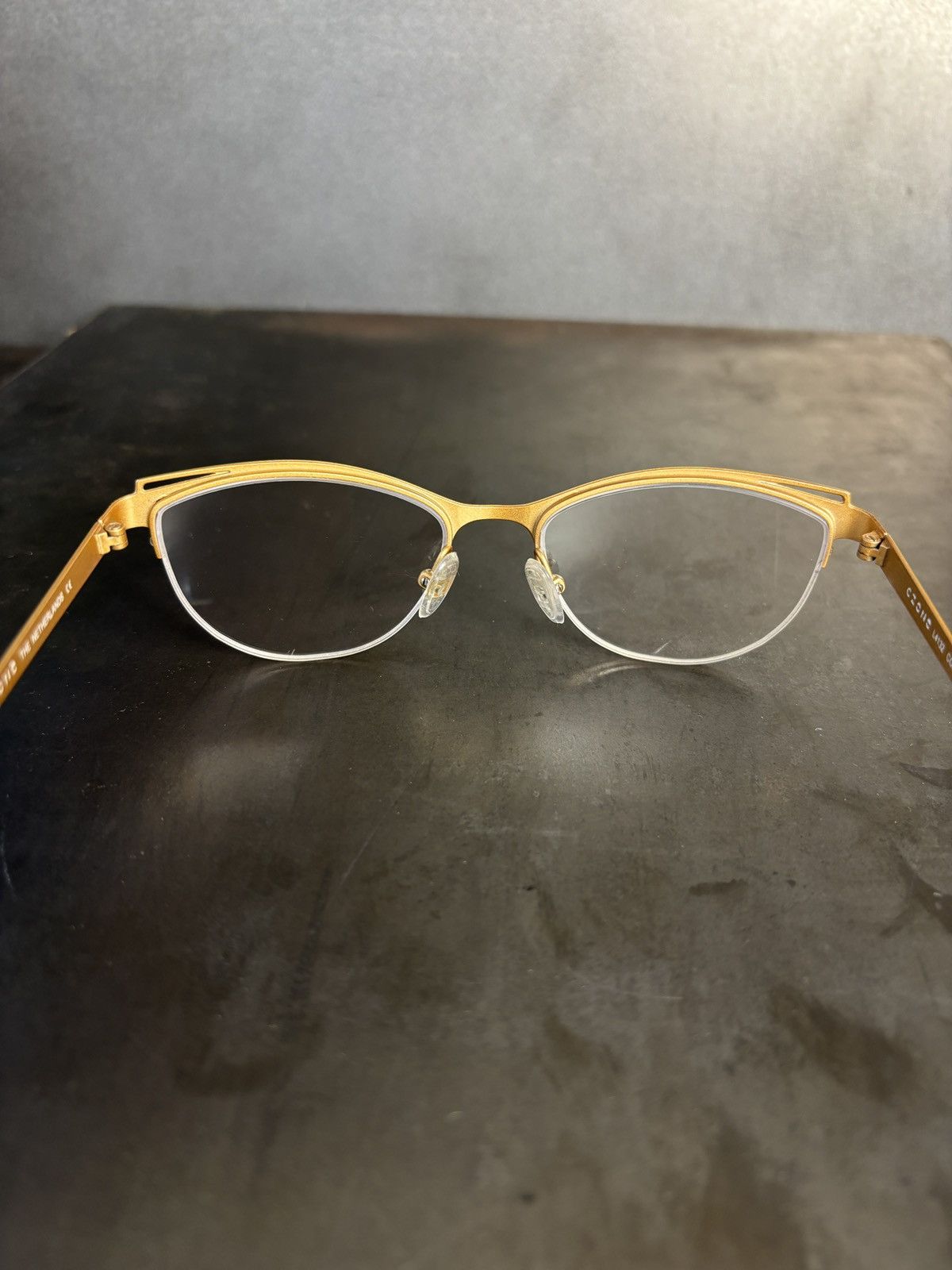 Designer × Other Ozone Eyeglasses The Netherlands L4132 Ombre Gold Frames Size ONE SIZE - 11 Thumbnail