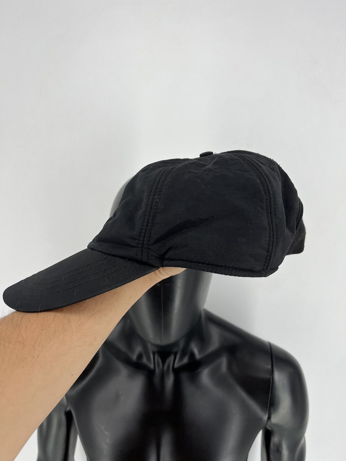 Mercedes-Benz Vintage 90s Mercedes Benz Vintage Big Logo Cap With Ears Size ONE SIZE - 3 Thumbnail
