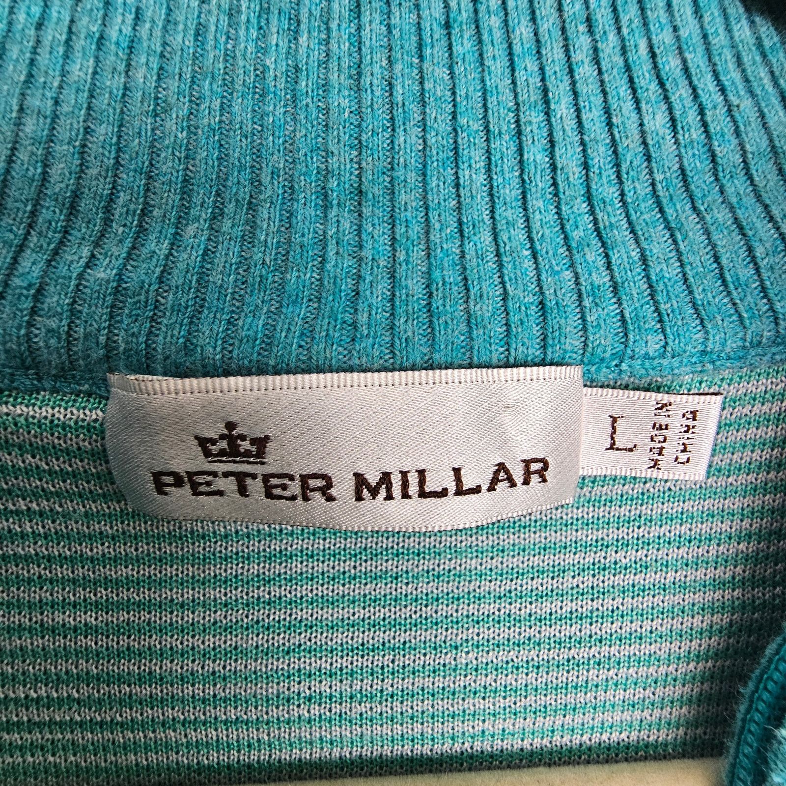 Peter Millar Peter Millar Mens Pullover Sweater Size L Preppy 1/4 Zip Ivy Size US L / EU 52-54 / 3 - 6 Thumbnail