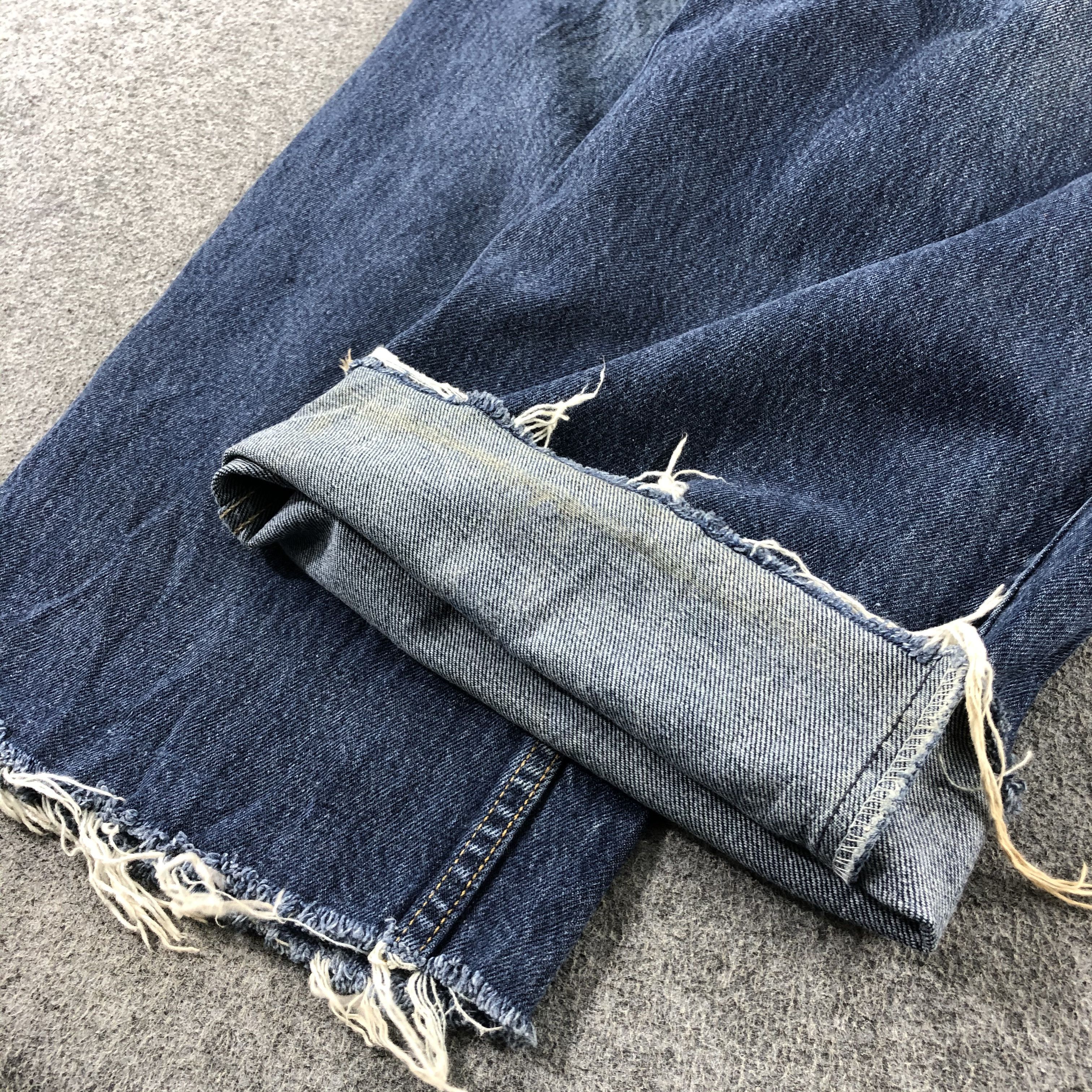 Levi's Vintage Blue Wash Levis 505 Baggy Jeans-J2517 Size US 36 / EU 52 - 6 Thumbnail