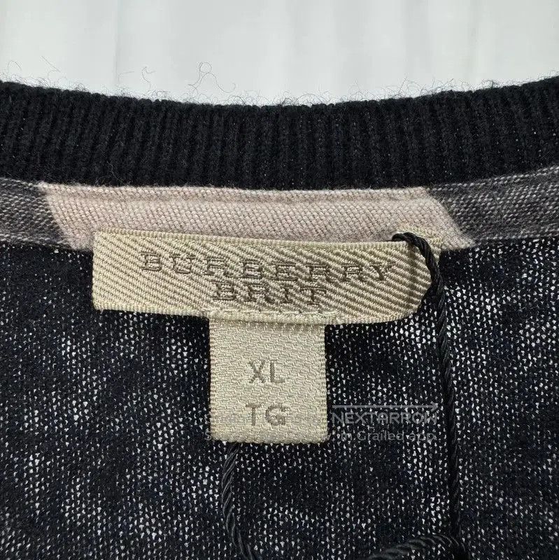 Burberry Burberry Men's Black Cashmere Knit Sweater. Size US XL / EU 56 / 4 - 5 Thumbnail