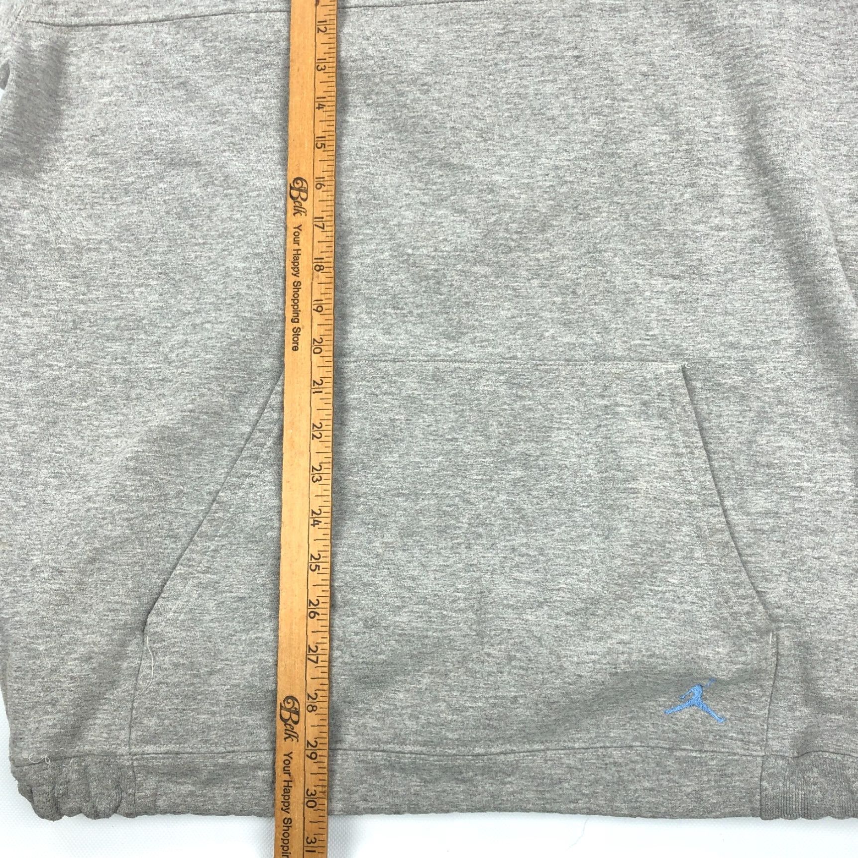 Jordan Brand VINTAGE Jordan UNC Tar Heels Fleece Hoodie Mens 2XL Gray Nike Sweatshirt Pullover Hooded Basketball Logo Neon? Size US XXL / EU 58 / 5 - 7 Thumbnail