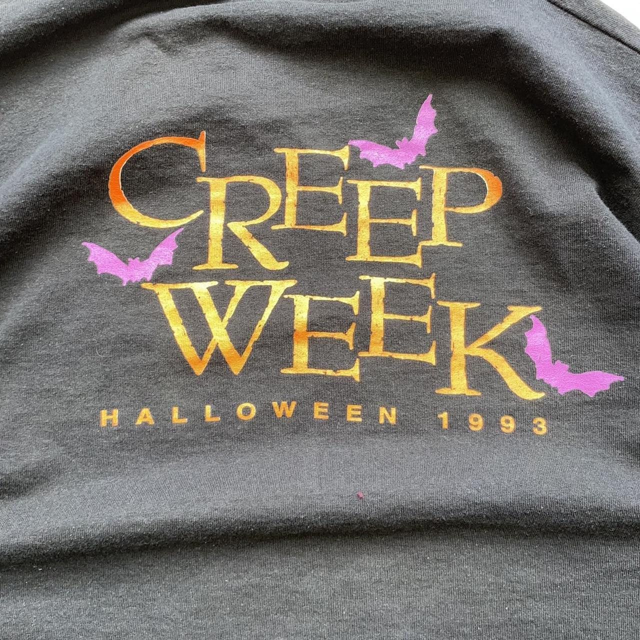 If Six Was Nine × Vintage Vintage 90's Creep Week Halloween 1993 Graphic T-shirt Size US XL / EU 56 / 4 - 2 Thumbnail
