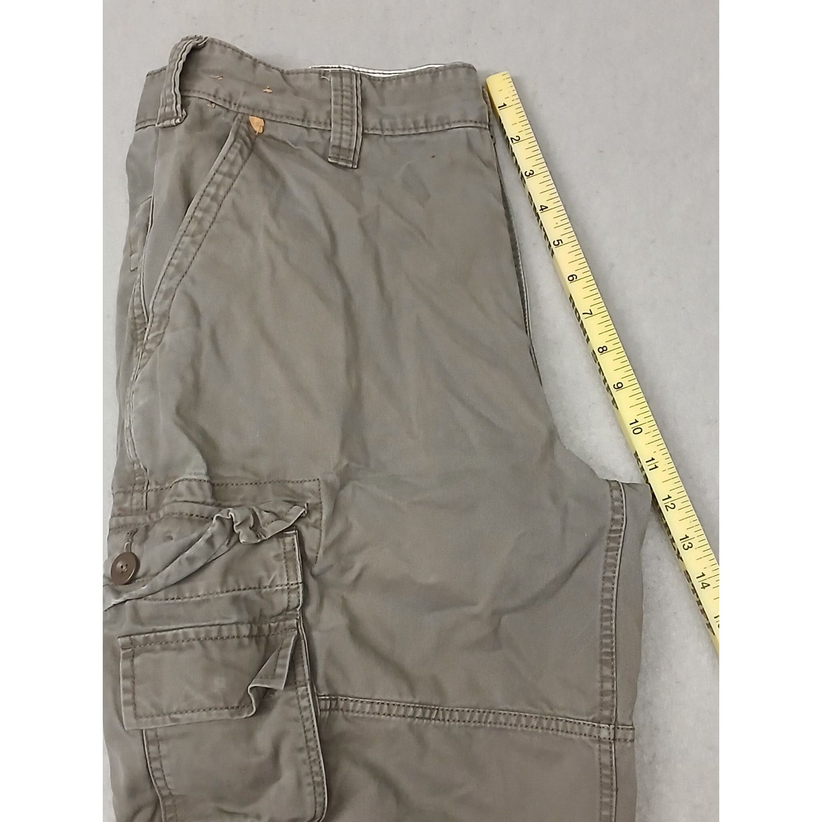 Roundtree & Yorke Roundtree & York (34) Gray Cargo Style Khaki Utility Shorts Size US 34 / EU 50 - 4 Thumbnail
