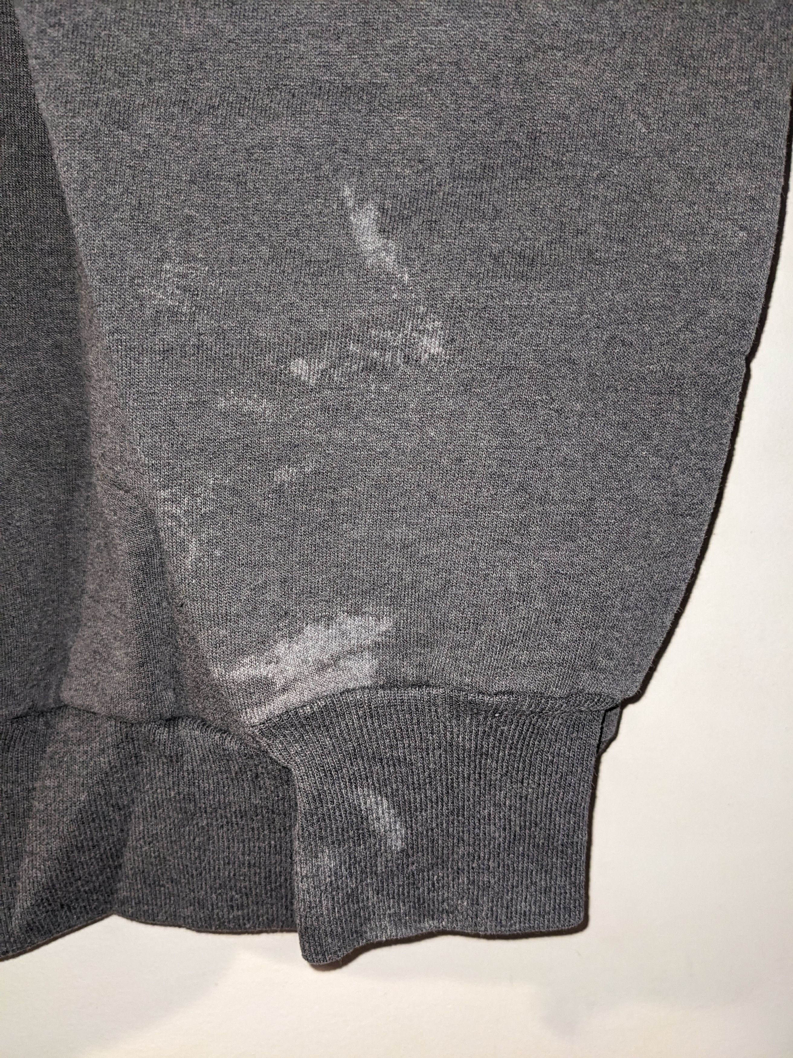 Hanes × Vintage Vintage 90s Hanes Blank Essential Medium Gray Sweatshirt Size US M / EU 48-50 / 2 - 9 Thumbnail