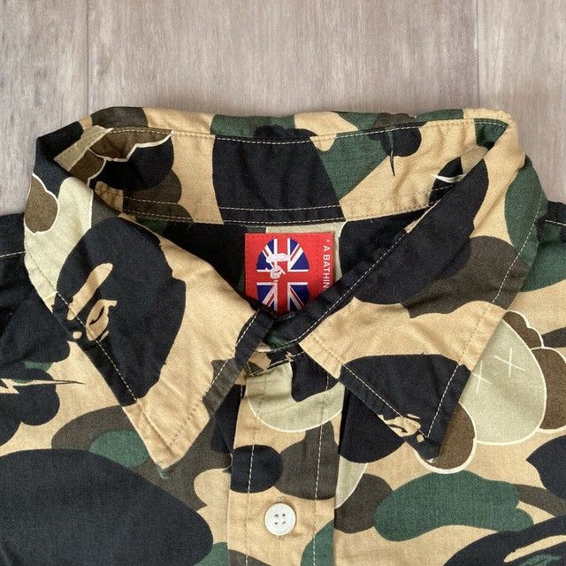 Bape × Kaws BAPE × KAWS Bendy 1st Camo Yellow Shirt a bathing ape NIGO Size US M / EU 48-50 / 2 - 5 Thumbnail
