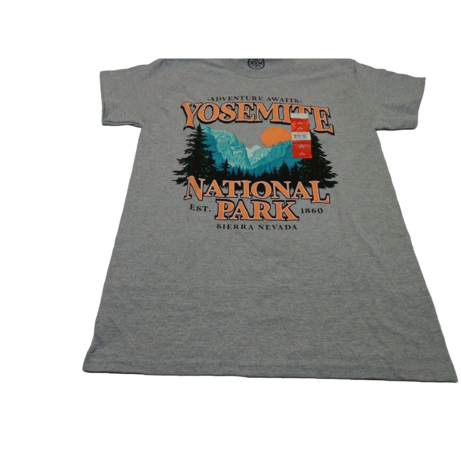 Vintage Yosemite National Park Gray Short Sleeve Crew Neck T-Shirt DOM Mens Size S Size US S / EU 44-46 / 1 - 1 Thumbnail