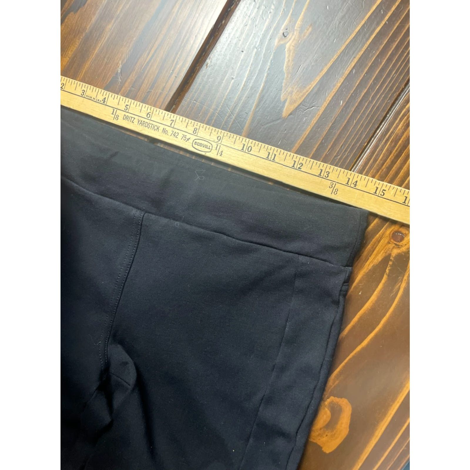 Loft LOFT Pants Women's Size Medium Black Leggings Pull On Size 32" / US 10 / IT 46 - 4 Thumbnail