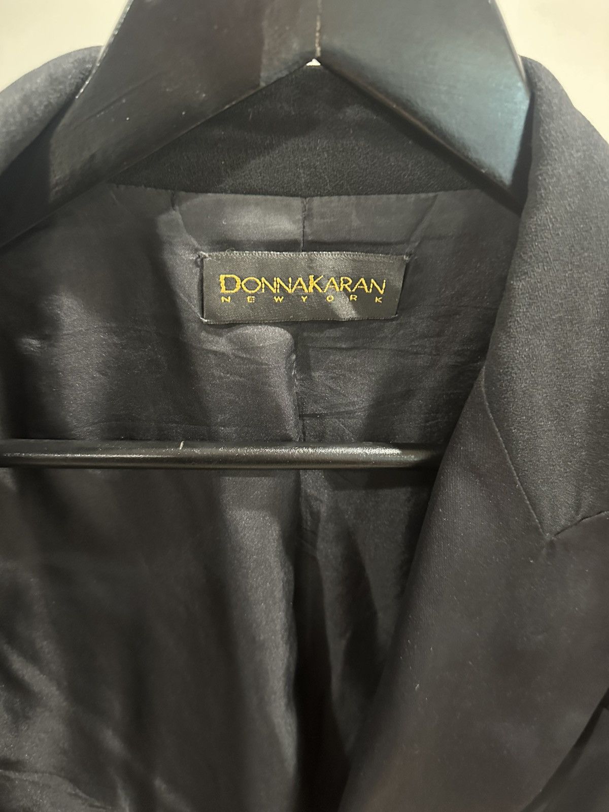 Donna Karan Donna Karan Vintage Wool Blazer Size S / US 4 / IT 40 - 3 Thumbnail