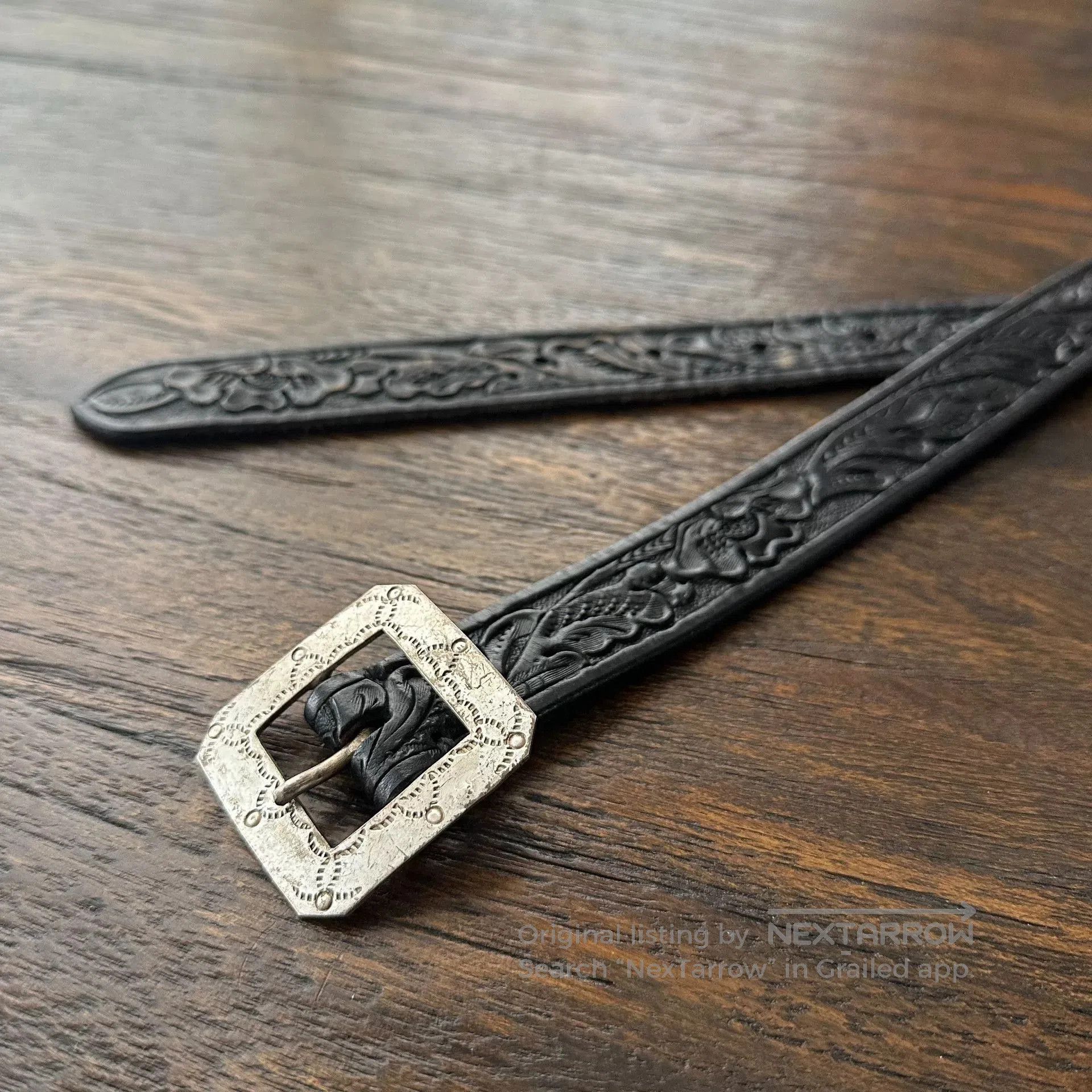 Other Vintage Ralph Lauren RRL Engraved Belt. Size ONE SIZE - 3 Thumbnail