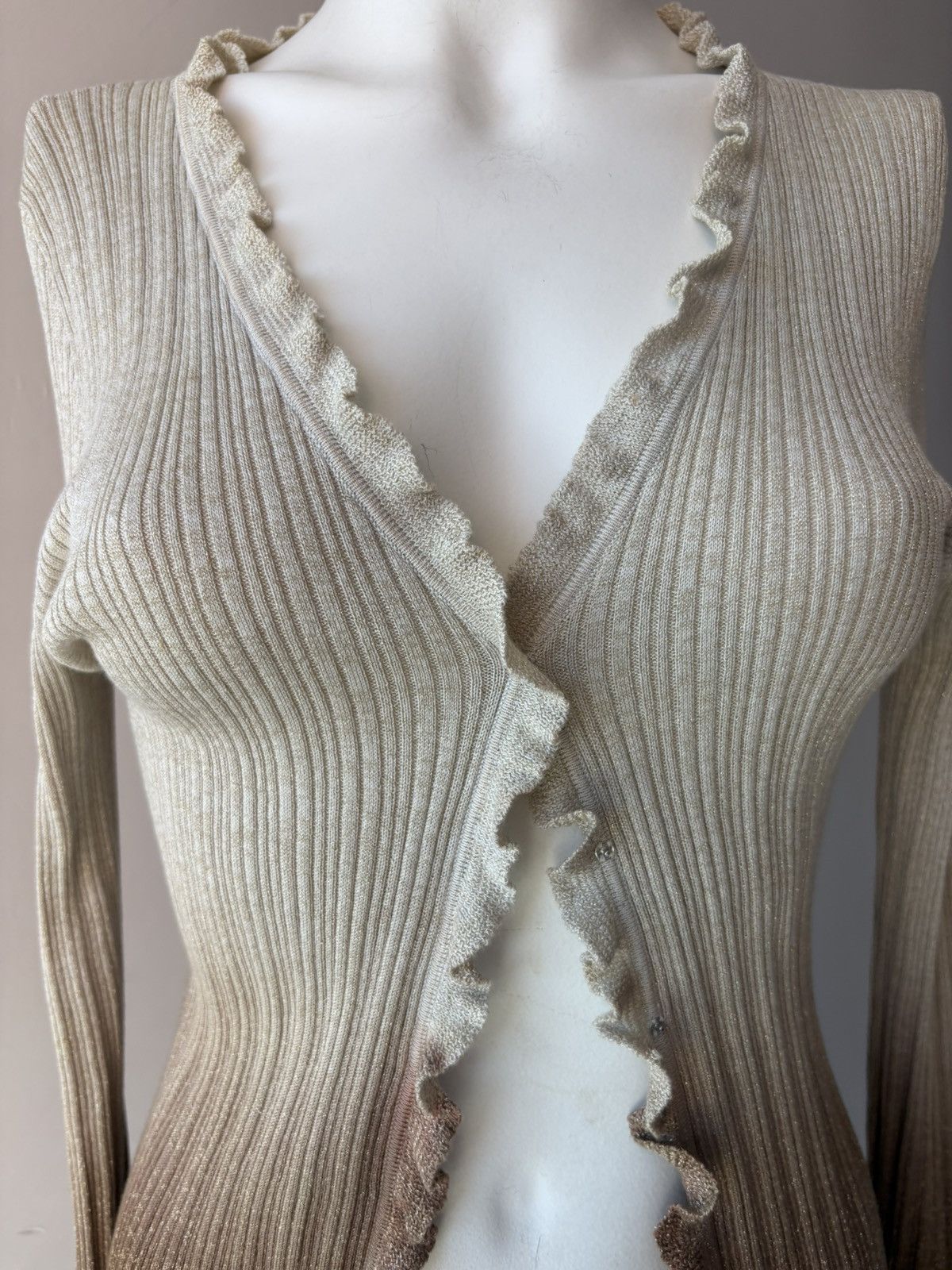 Vintage Silk and Cashmere cardigan Size M / US 6-8 / IT 42-44 - 7 Thumbnail