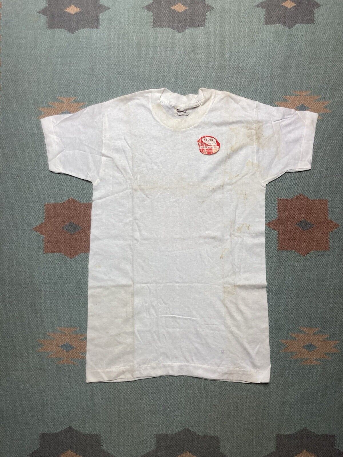 Vintage Vtg 1950s blank white t shirt soft cotton Johnstown medium Size US M / EU 48-50 / 2 - 1 Thumbnail