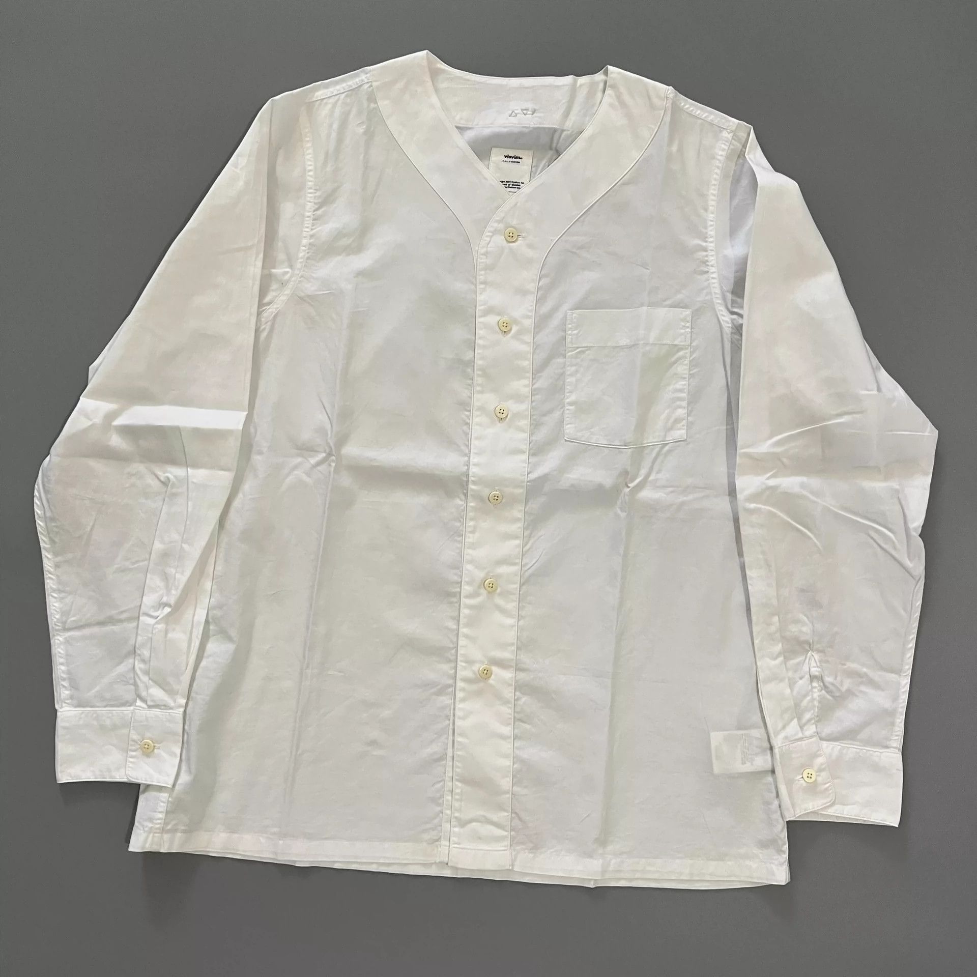 Visvim FREE EDGE SHIRT S/S LITTLE CLOUD | Grailed