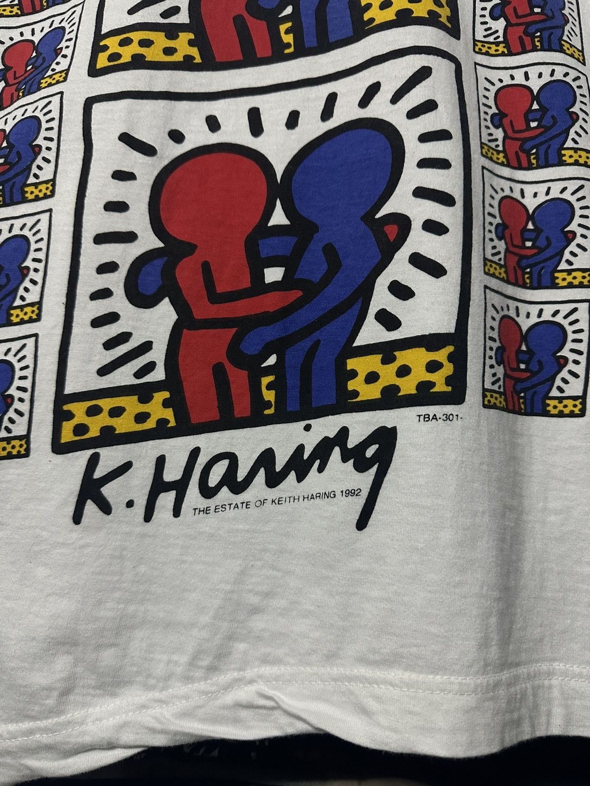 Andy Warhol × Keith Haring × Vintage Vintage 90s Keith Haring Popart Boxy Tee Size US L / EU 52-54 / 3 - 5 Thumbnail