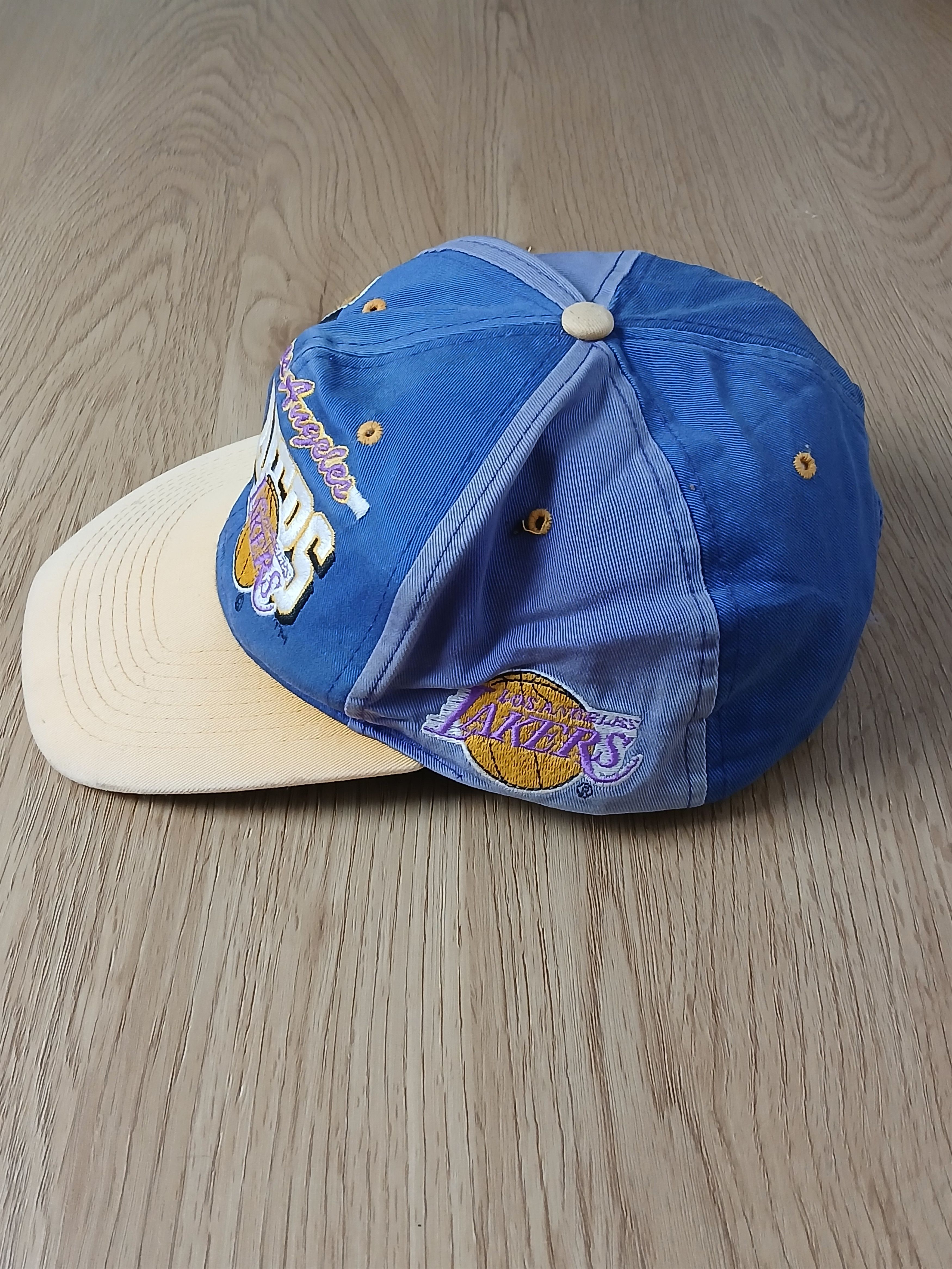 NBA Vintage NBA Los Angeles Lakers Basketball Cap Size ONE SIZE - 3 Thumbnail