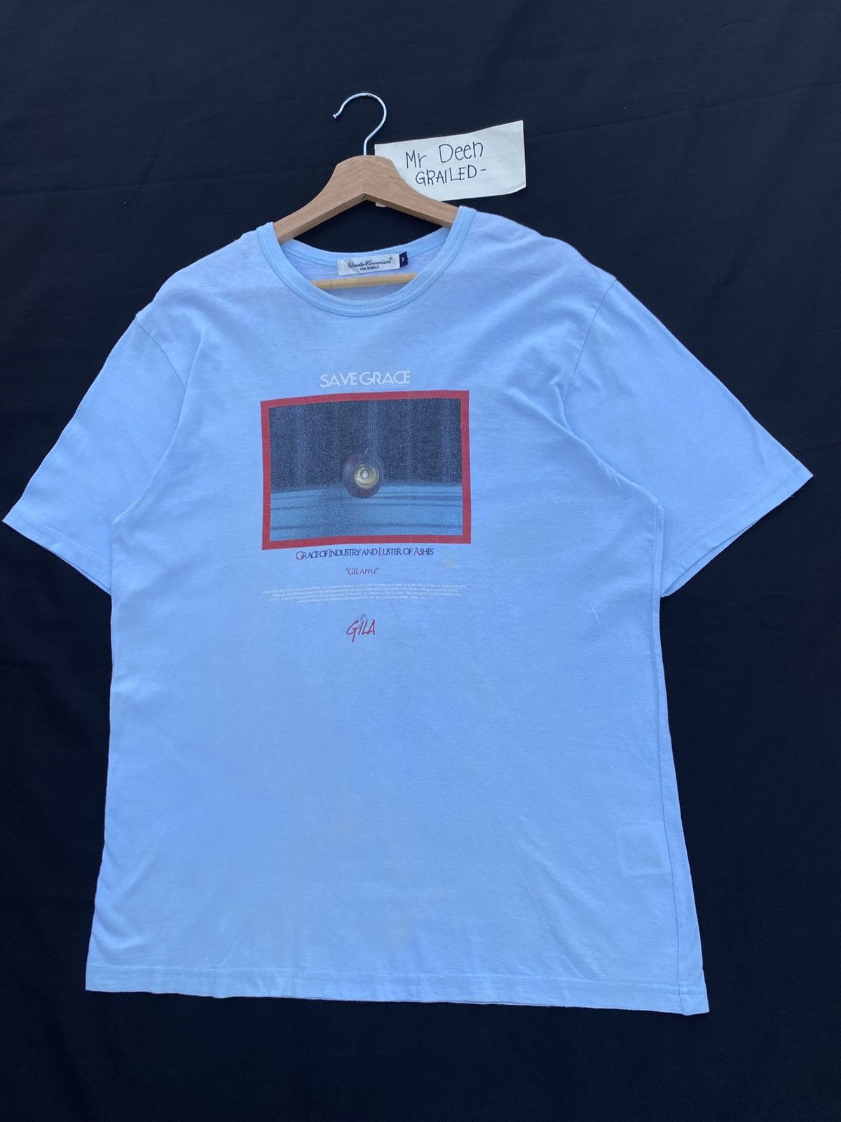 Undercover Rare UNDERCOVER for rebels Save Grace "GIL APPLE" GILA Tee Size US M / EU 48-50 / 2 - 4 Thumbnail