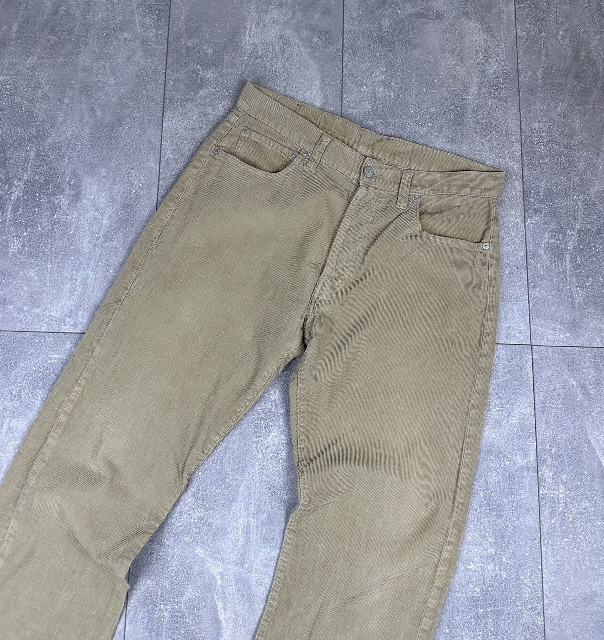 Levi's Levis 401 Beige Corduroy Mens Jeans Pants Size US 34 / EU 50 - 7 Thumbnail