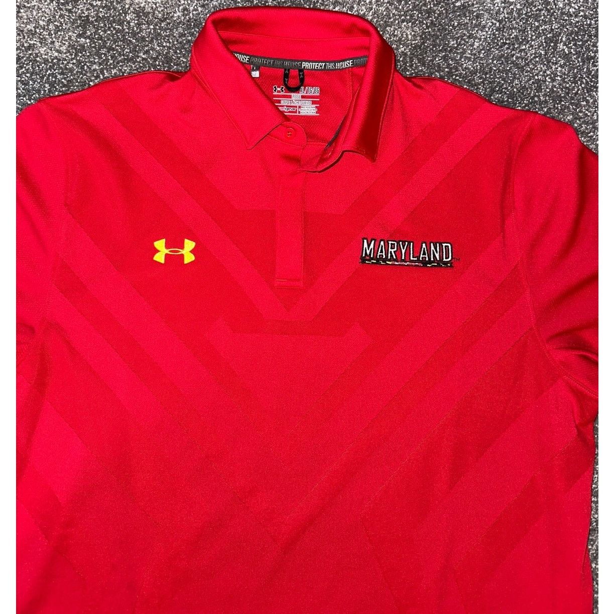 Under Armour Under Armour MD Terrapins Heat Gear Short Sleeve Polo XL Size US XL / EU 56 / 4 - 2 Thumbnail