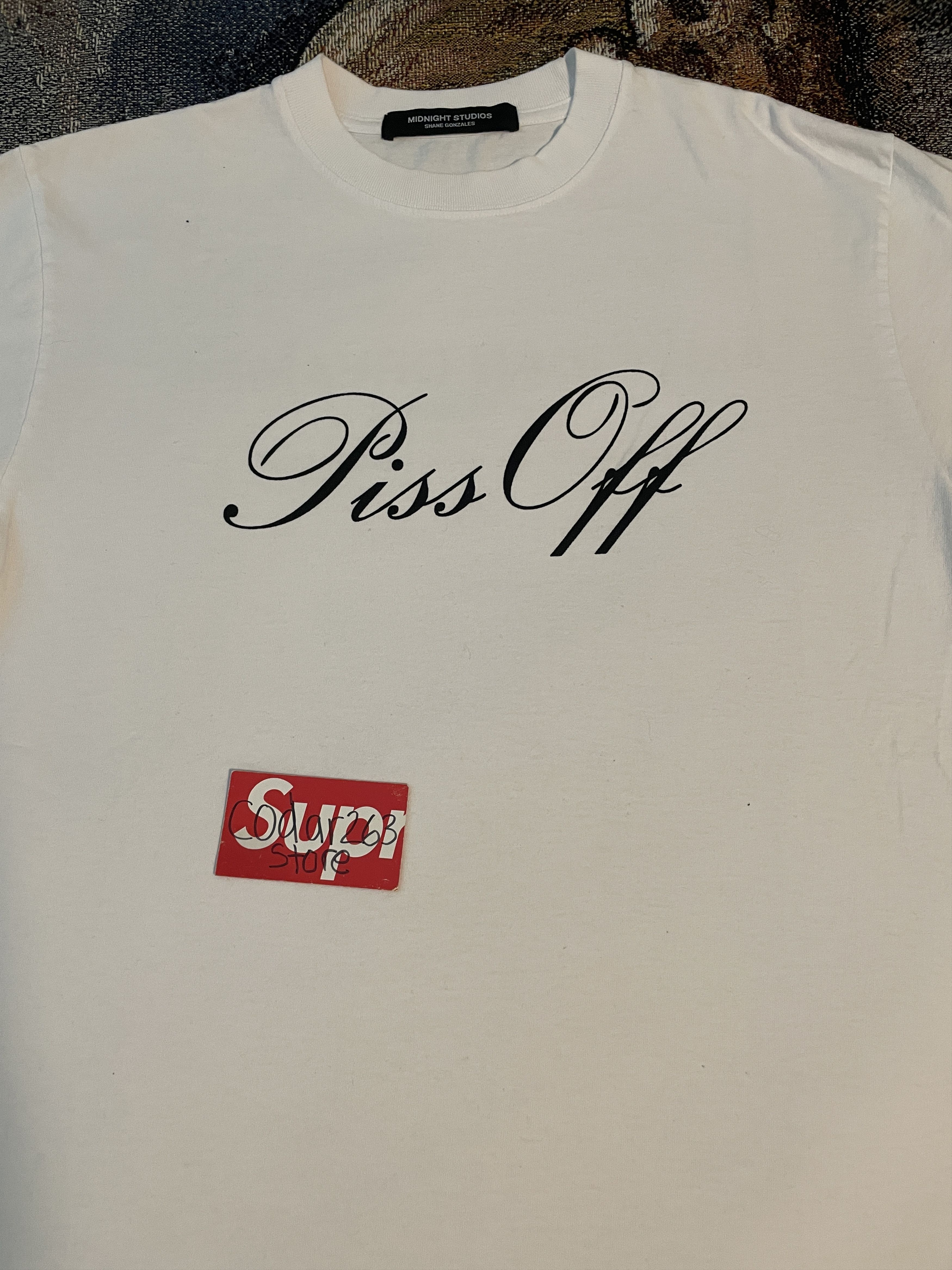 Midnight Studios Piss Off Tee - Midnight Studios AWGE Shirt White Small Size US S / EU 44-46 / 1 - 3 Thumbnail
