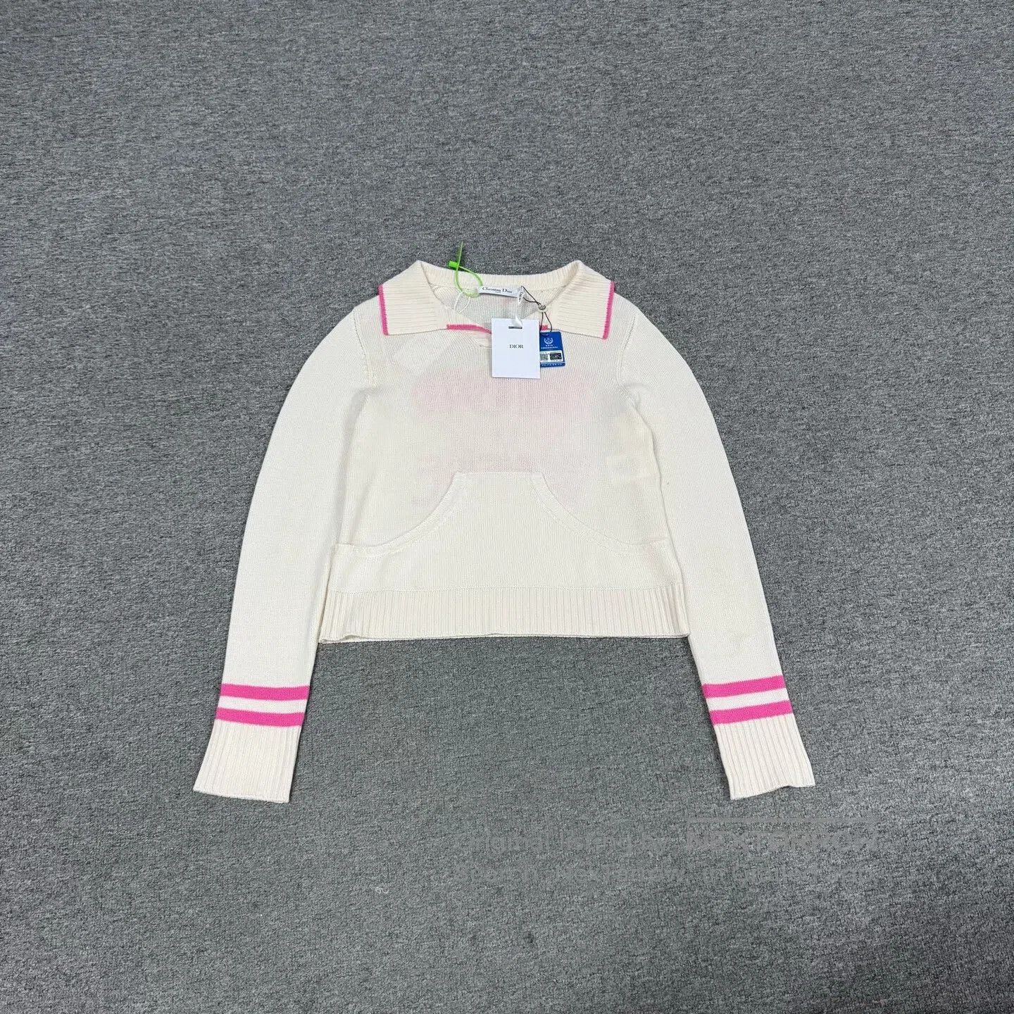 Dior Dior Large logo cashmere knit sweater| Size L / US 10 / IT 46 - 1 Thumbnail