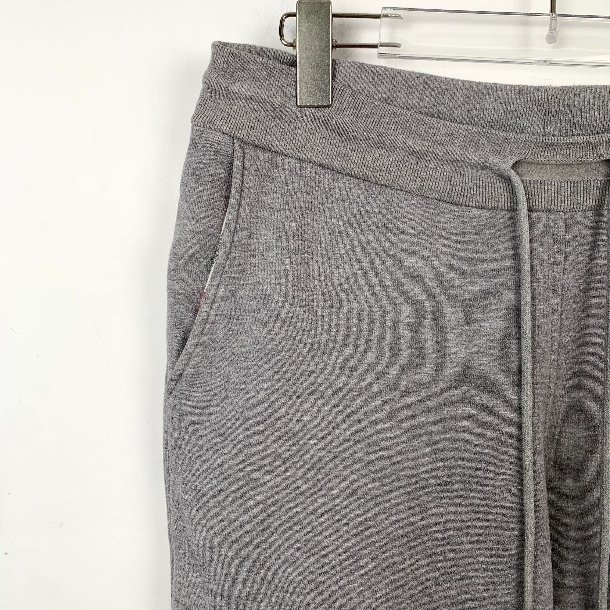 Thom Browne THOM BROWNE New York Gray Cotton Jogger Sweatpants With Four Size 25" / US 0 / IT 36 - 6 Thumbnail