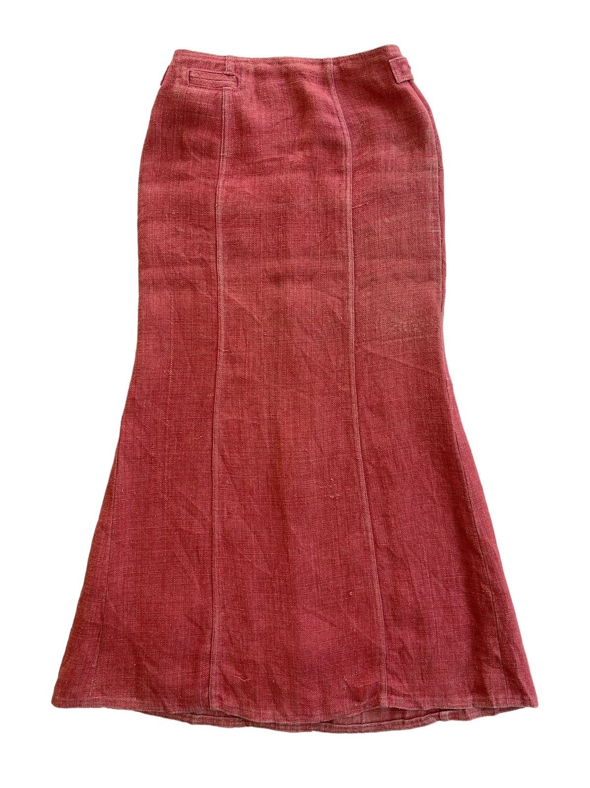 Japanese Brand Ozone Rocks Hemprotex Rockabilly Maxi Skirt Size 29" - 2 Thumbnail
