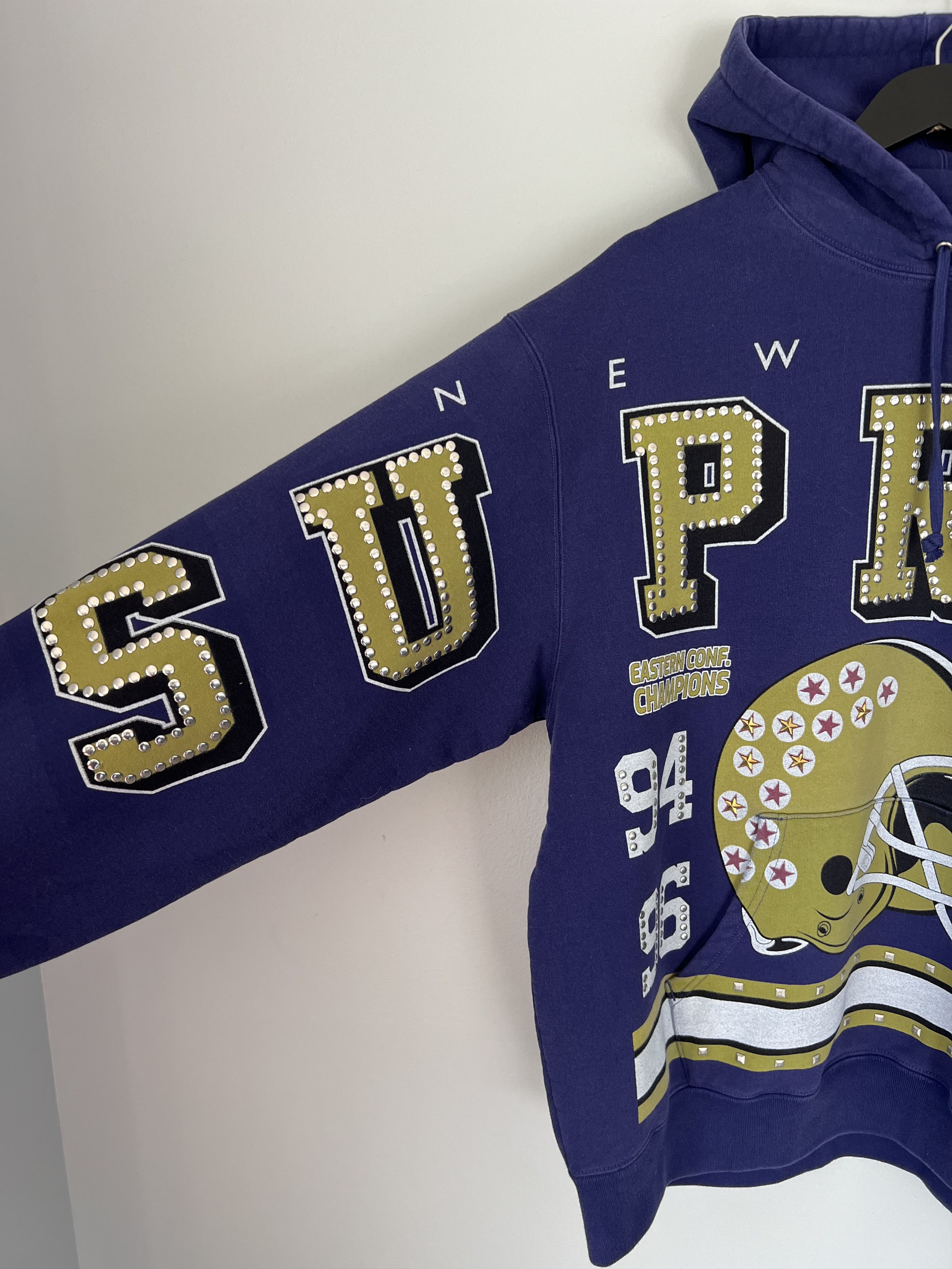 Supreme Supreme Champions Hooded Sweatshirt in Purple Size US XL / EU 56 / 4 - 4 Thumbnail
