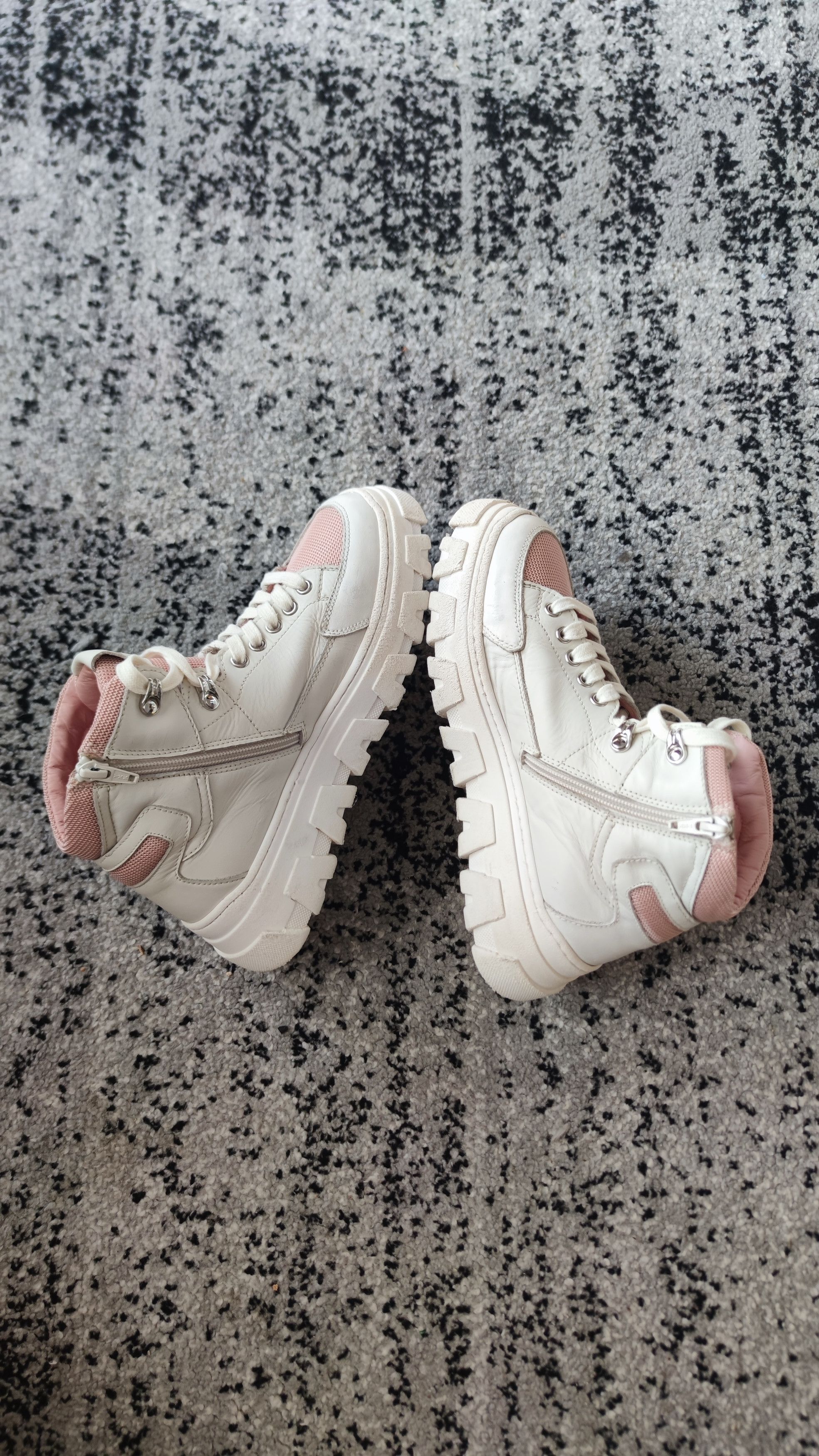 MSGM Leather lace-up ankle boots msgm msgm (massimo giorgetti) Size US 8 / IT 38 - 4 Thumbnail