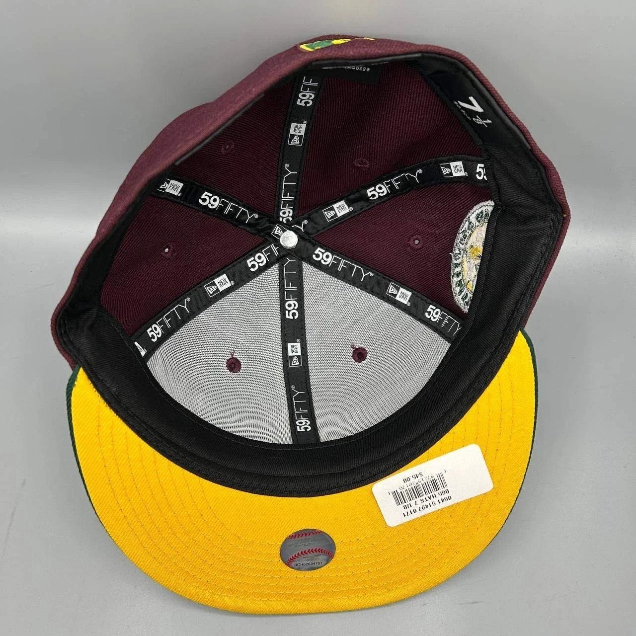 New Era Seattle Mariners Hat Men 7 1/8 Red Green MLB Fitted Cap New Size ONE SIZE - 2 Thumbnail