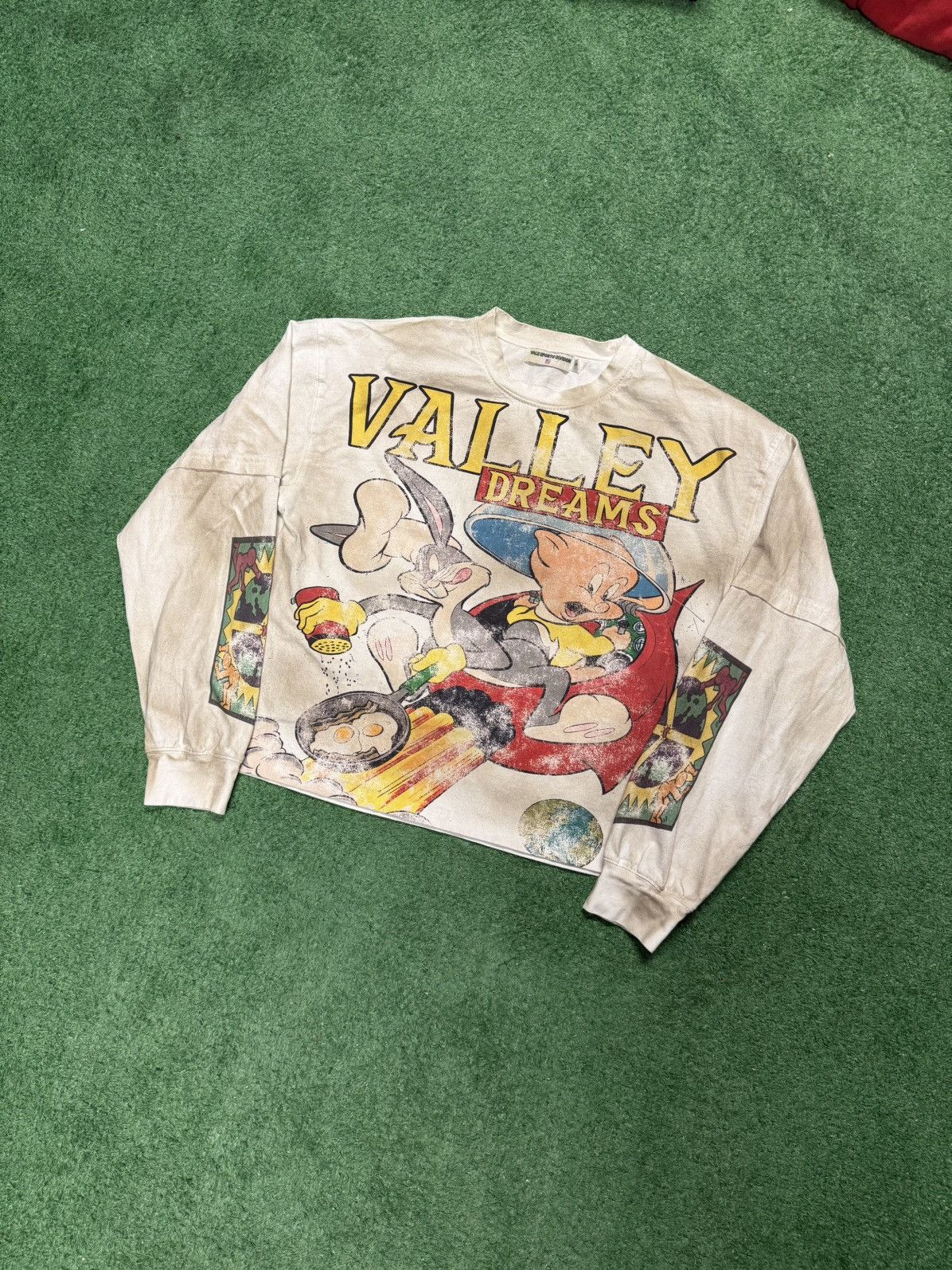 Vale Vale looney tunes longsleeve Size US S / EU 44-46 / 1 - 1 Thumbnail