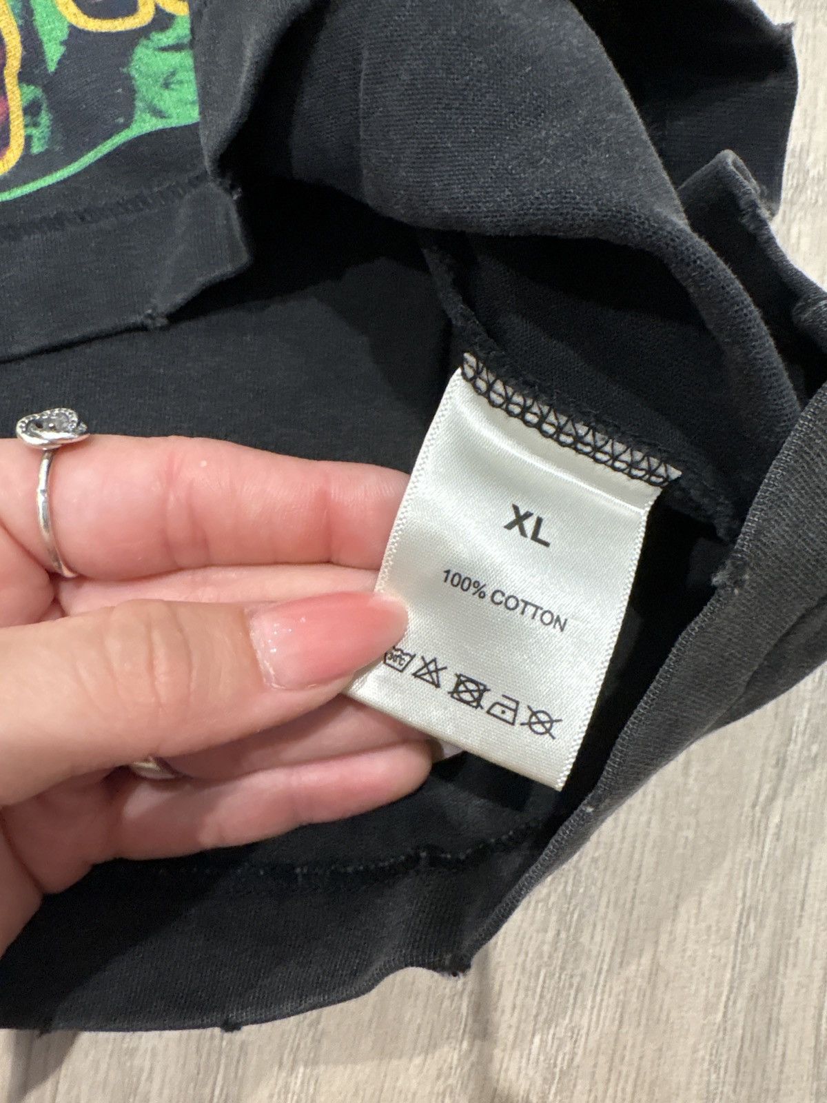 Vale Vale “XHALE” Bling Tee ✅🍋 Size XL Size US XL / EU 56 / 4 - 5 Thumbnail