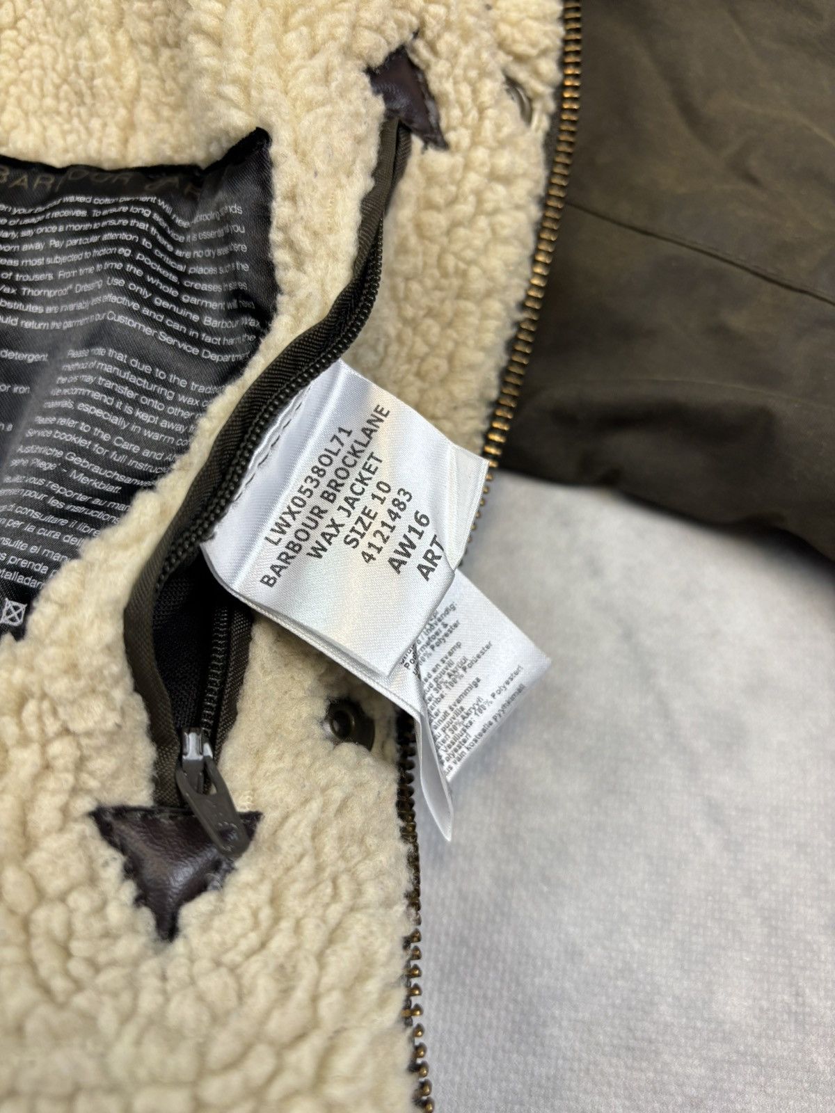 Barbour × Vintage Vintage Barbour Brocklane Wax Waxed jacket Old money Casual Size S / US 4 / IT 40 - 7 Thumbnail