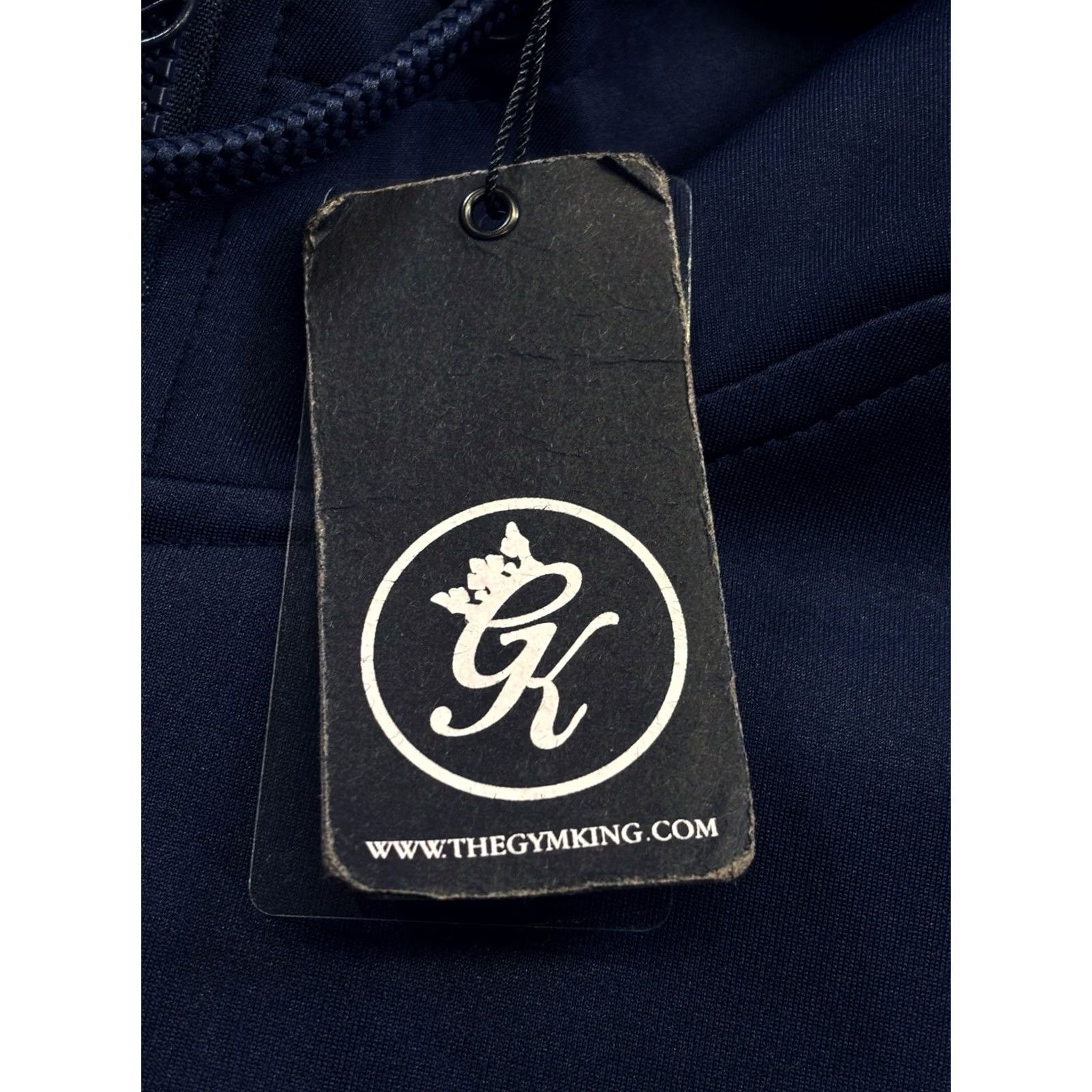 Vintage Gym King Hoodie Large Mens Navy 1/4 Zip Poly Pullover BNWT New With Tags BNWT Mens Large Navy Pullover 1/4 Zip Hoodie Gym King Mens Wool? Size US L / EU 52-54 / 3 - 7 Thumbnail