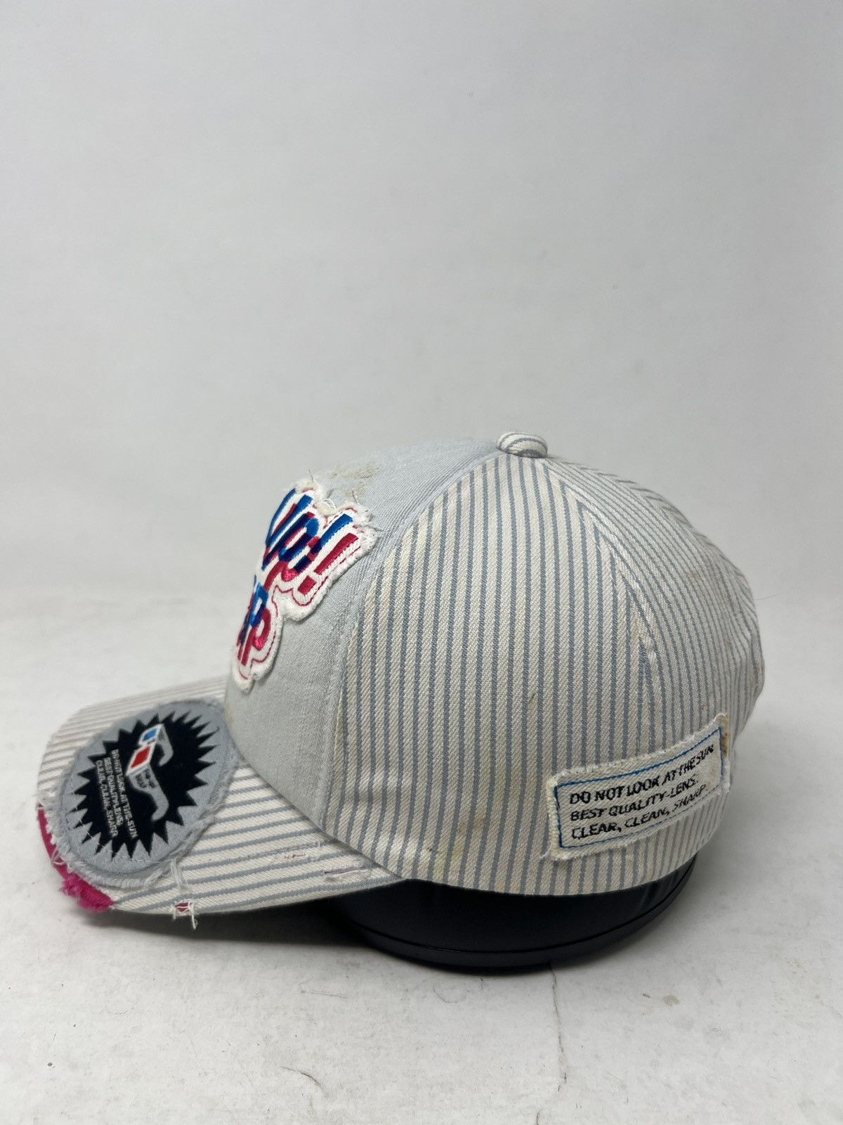 Harley Davidson Y2k J-Pop SMAP "Pop Up!" Distressed Hat Size ONE SIZE - 2 Thumbnail