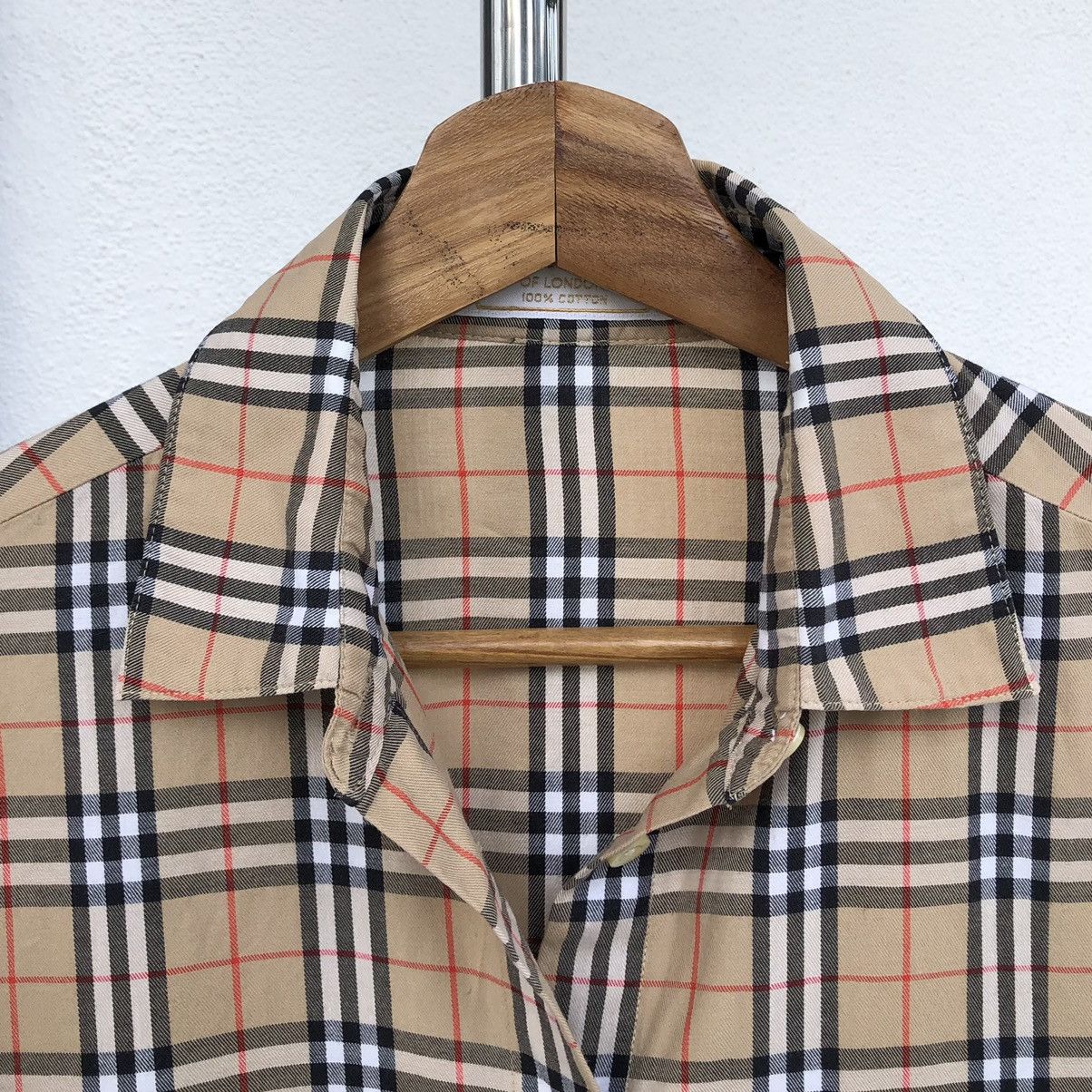 Burberry Burberrys Of London Checkered Button Colar Blouse Shirt Size M / US 6-8 / IT 42-44 - 10 Thumbnail
