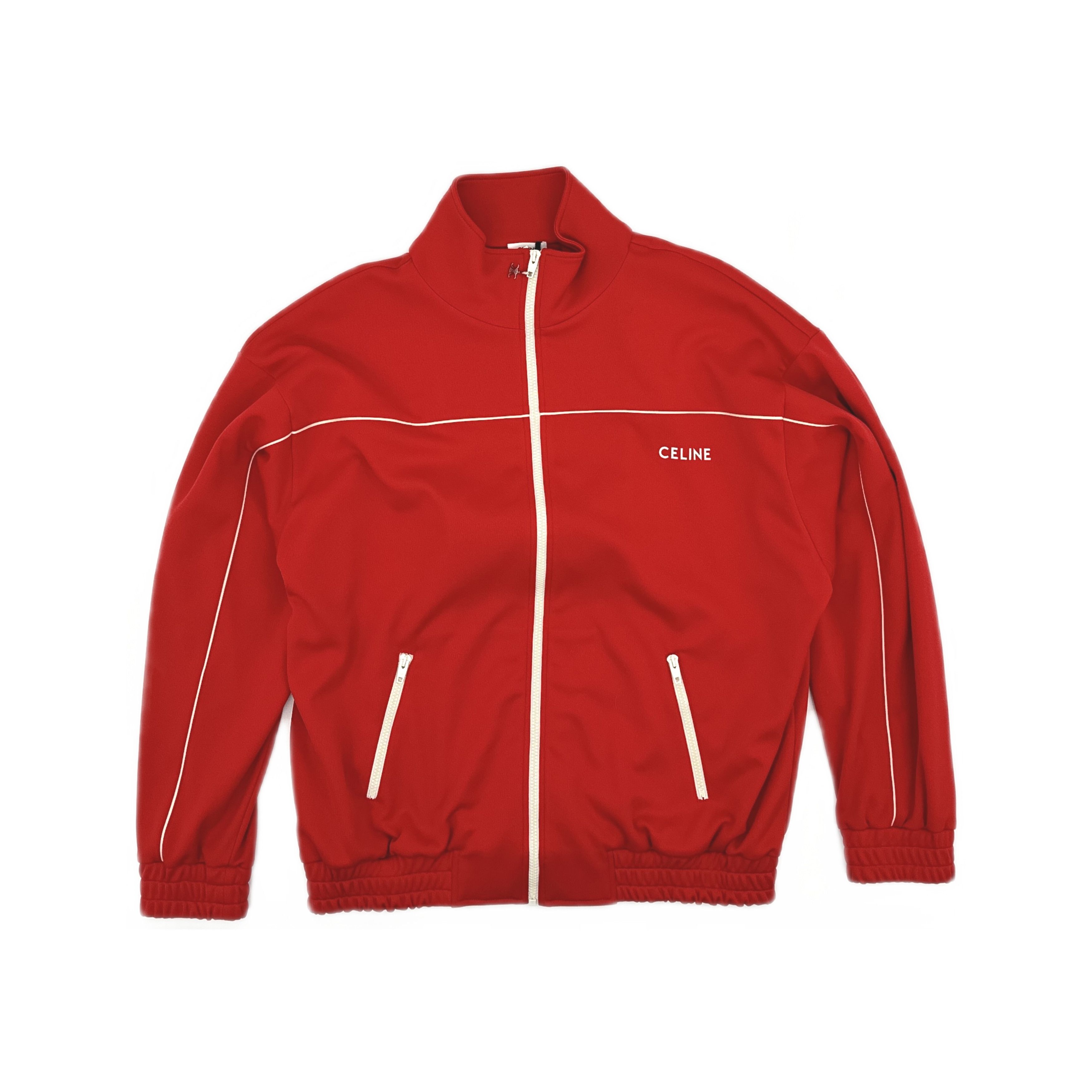 Celine Celine Logo Zip-Up Track Jacket Size XL Size US XL / EU 56 / 4 - 1 Thumbnail