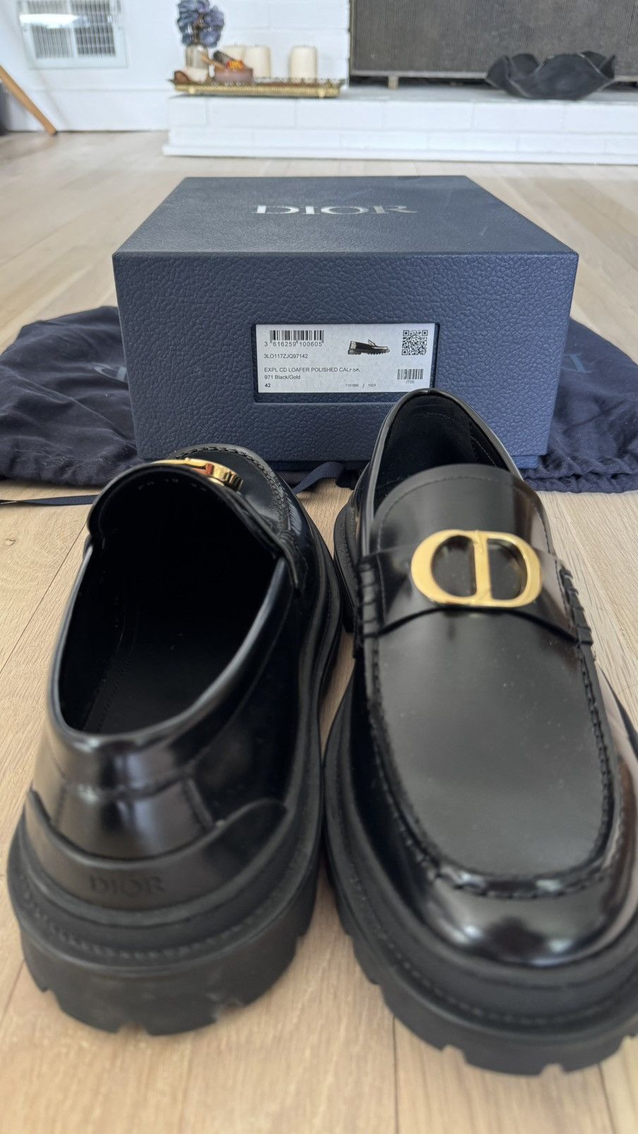 Christian Dior Monsieur Christian Dior - EXPL Loafer Polished Calfskin Size US 9 / EU 42 - 7 Thumbnail