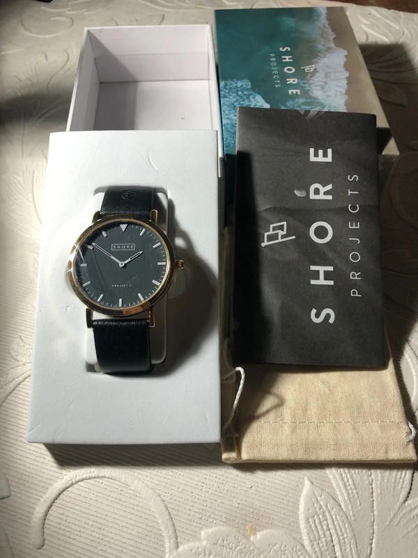 Designer Shore Projects Watch With Black Strap - Unisex Size ONE SIZE - 3 Thumbnail