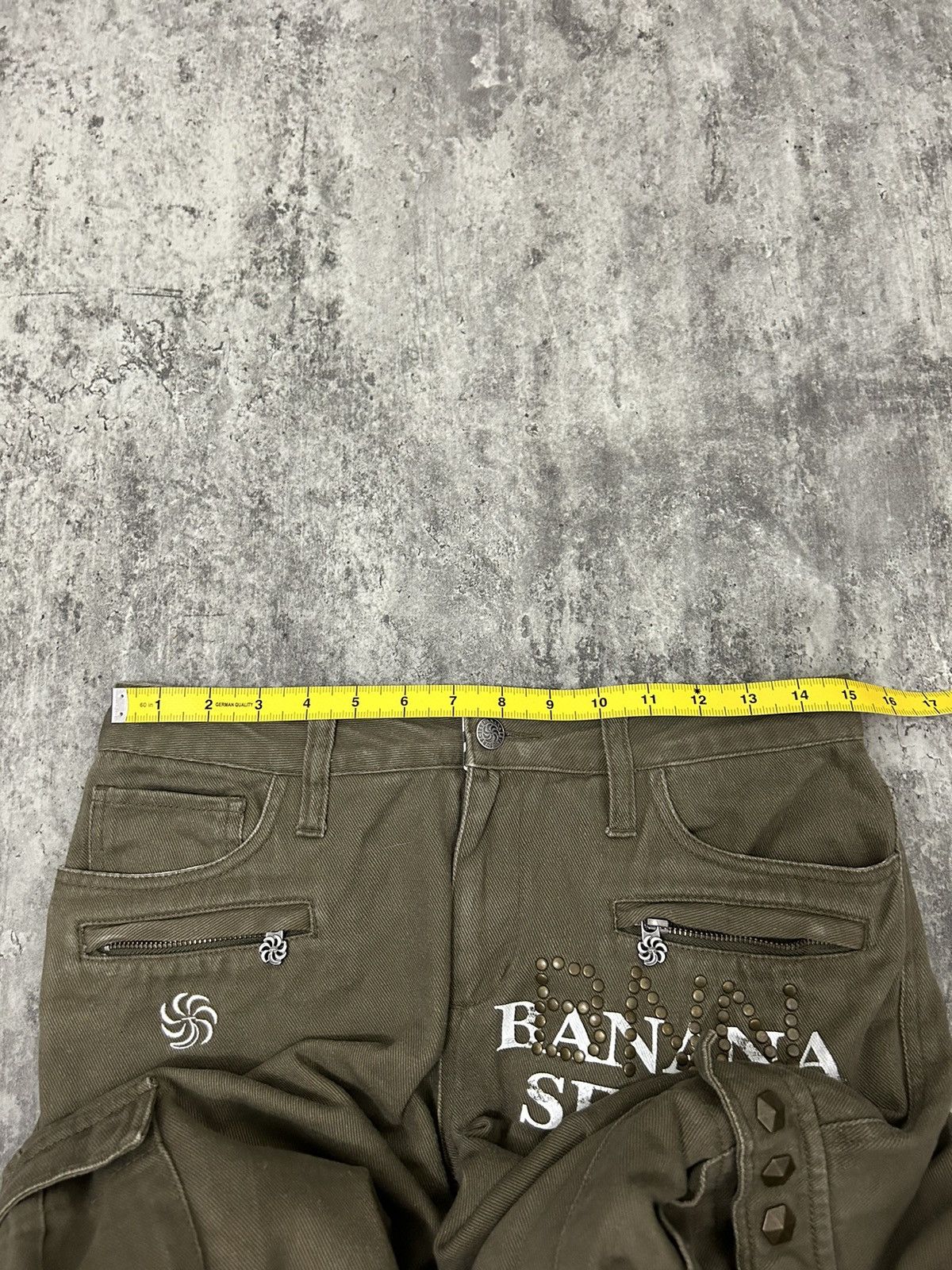 Hysteric Glamour Banana Seven Ring Back Logo Cargo Pants Size US 30 / EU 46 - 14 Thumbnail