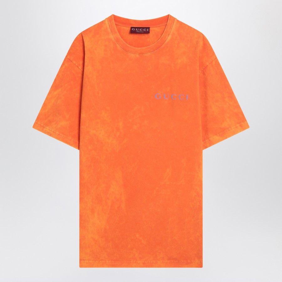 o1d2blof0325 Logo Cotton T-Shirt in Washed Orange