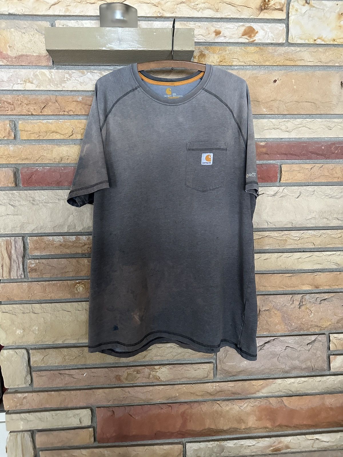 Carhartt Faded Carhartt Activewear Pocket Tee Size US XXL / EU 58 / 5 - 1 Thumbnail